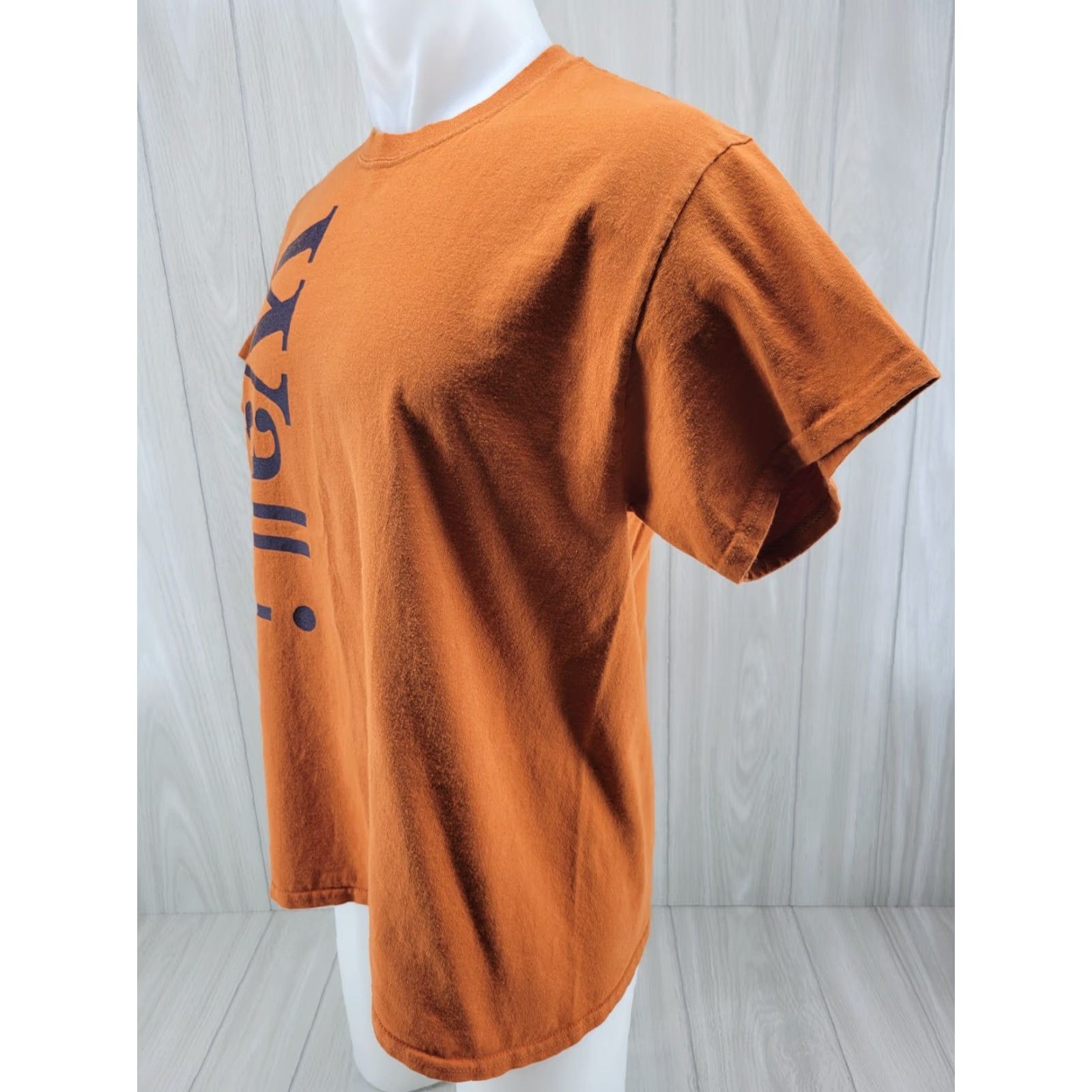 Gildan Wallace State Community College Institute Shirt Mens Large Orange T-Shirt Gildan Ultra Cotton Short Sleeve Crew Neck Size US L / EU 52-54 / 3 - 3 Thumbnail