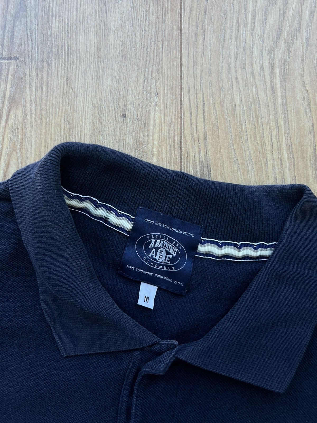 Bape BAPE BIKER / SOLDIER POLO T-SHIRT Size US M / EU 48-50 / 2 - 3 Thumbnail