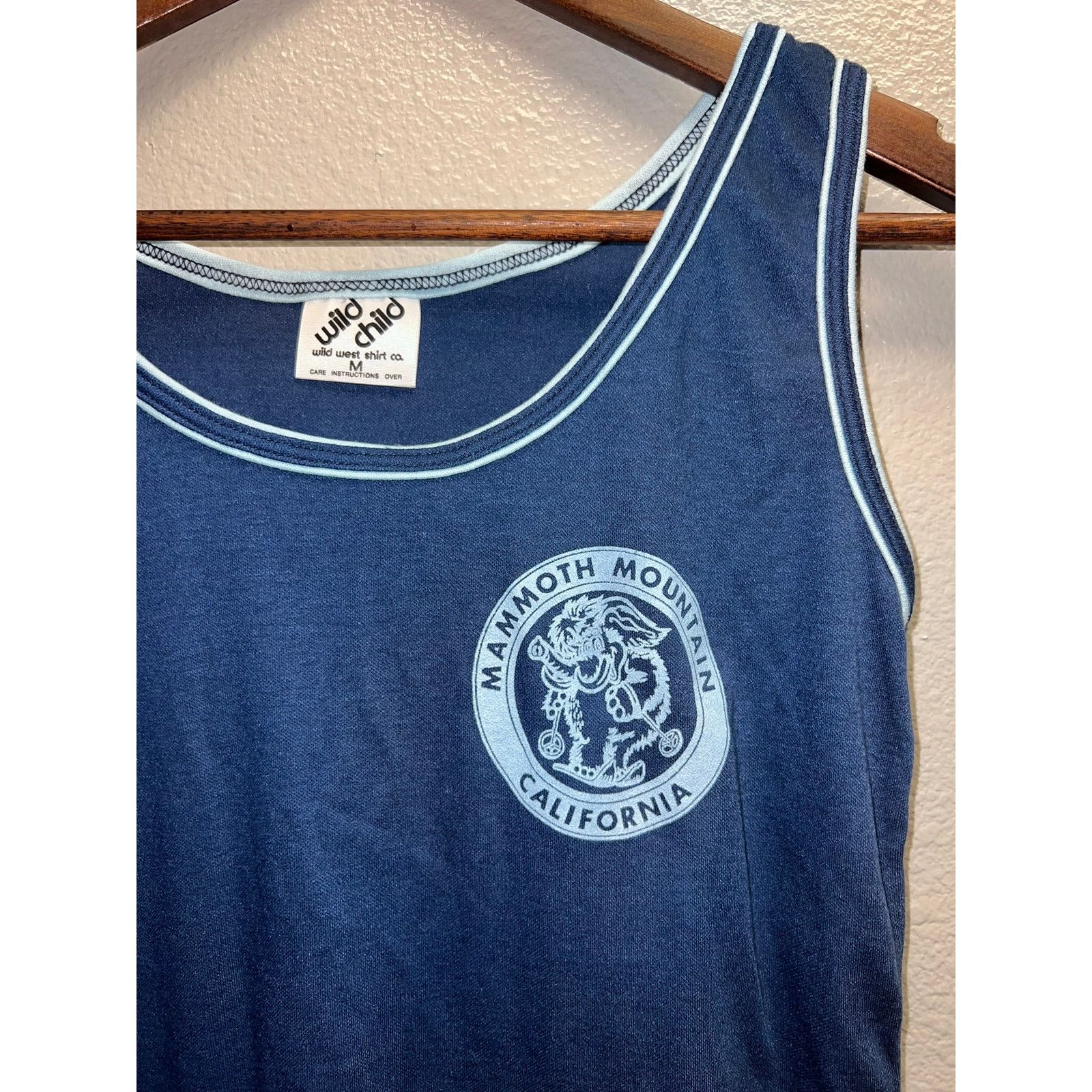 Vintage Vintage Mammoth Mountain Shirt Tank Top Blue Tee Women M Size M / US 6-8 / IT 42-44 - 2 Thumbnail