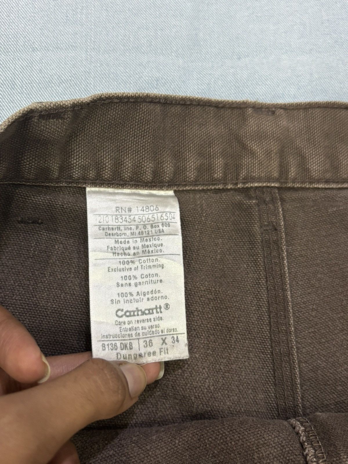 Carhartt Carhartt B136 DKB Double knee denim Size US 36 / EU 52 - 5 Thumbnail