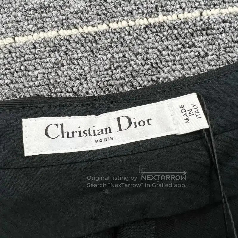 Dior Dior Black Wool Logo Women's Shorts . Size 22" - 5 Thumbnail