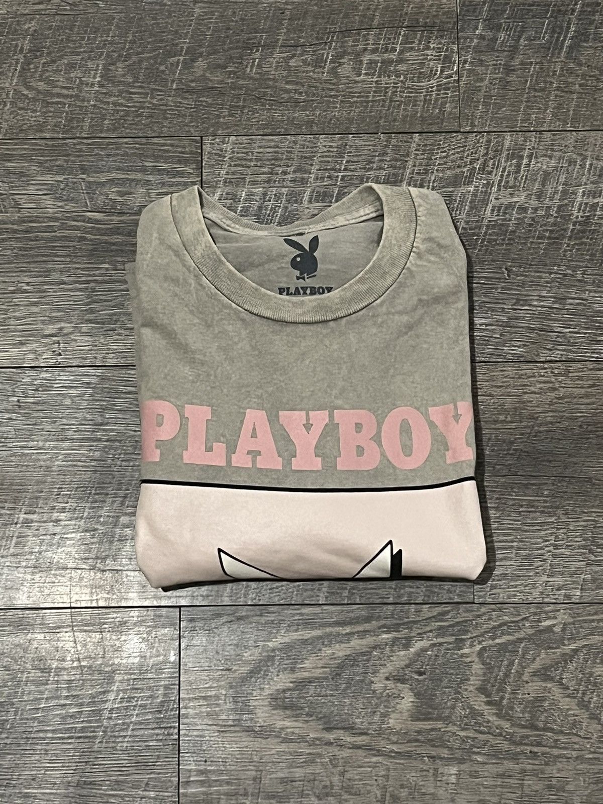Playboy Playboy Garment Dyed Tee Shirt Size Medium Size US M / EU 48-50 / 2 - 6 Thumbnail