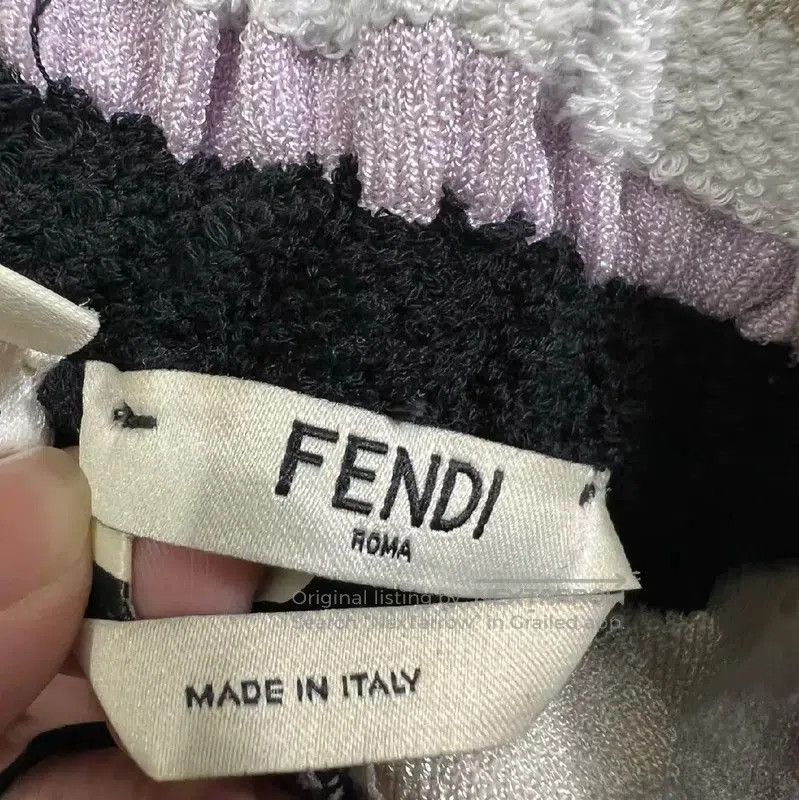 Fendi Fendi Women's S Size Striped Cotton Shorts . Size 23" - 3 Thumbnail