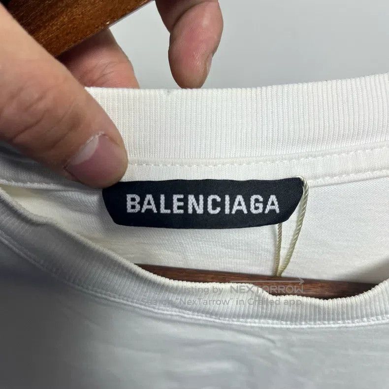 Balenciaga Balenciaga Back Logo Short Sleeve Size US M / EU 48-50 / 2 - 3 Thumbnail