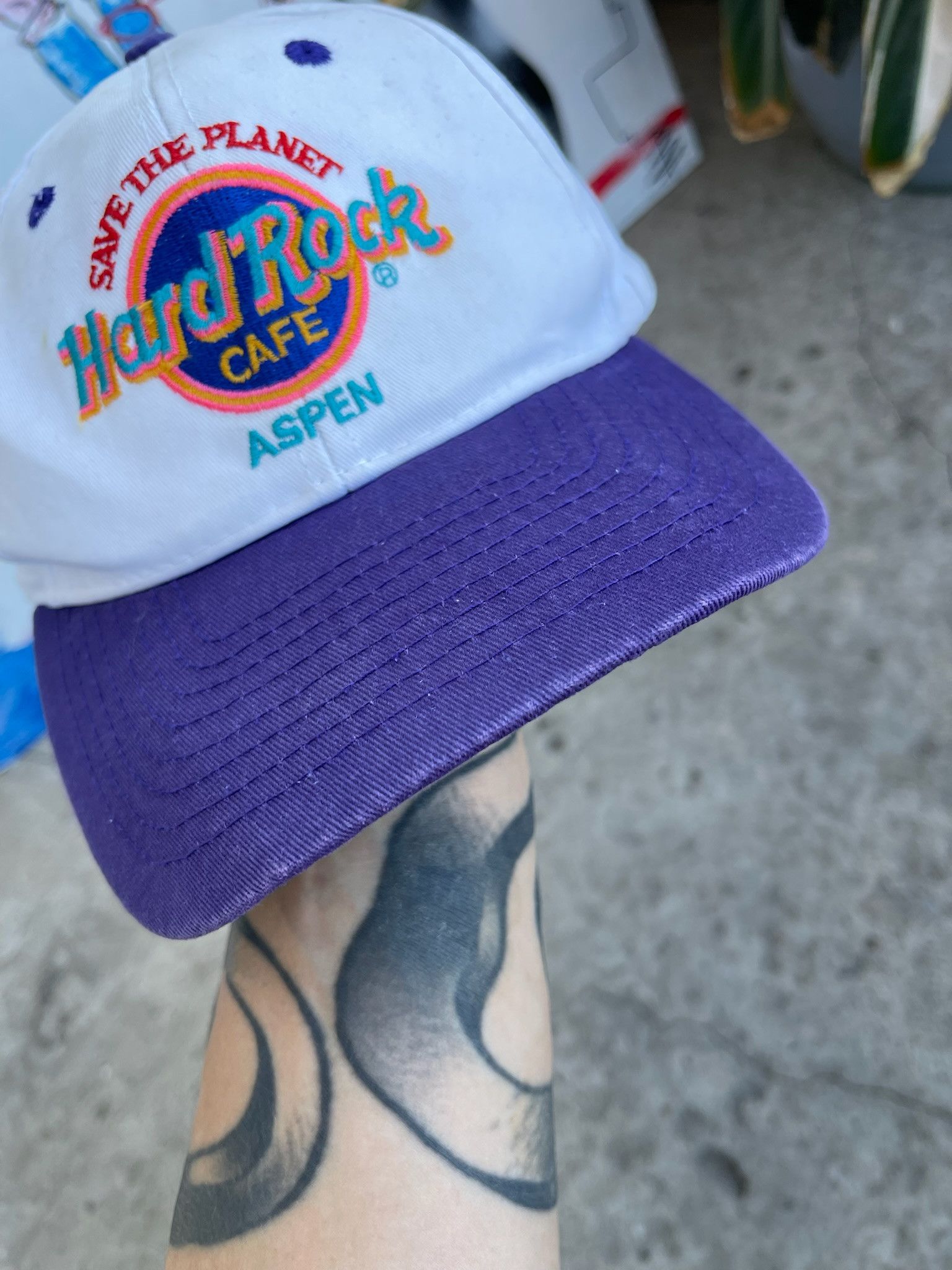 Hard Rock Cafe Hard Rock Cafe cap vintage 90s Size ONE SIZE - 4 Thumbnail