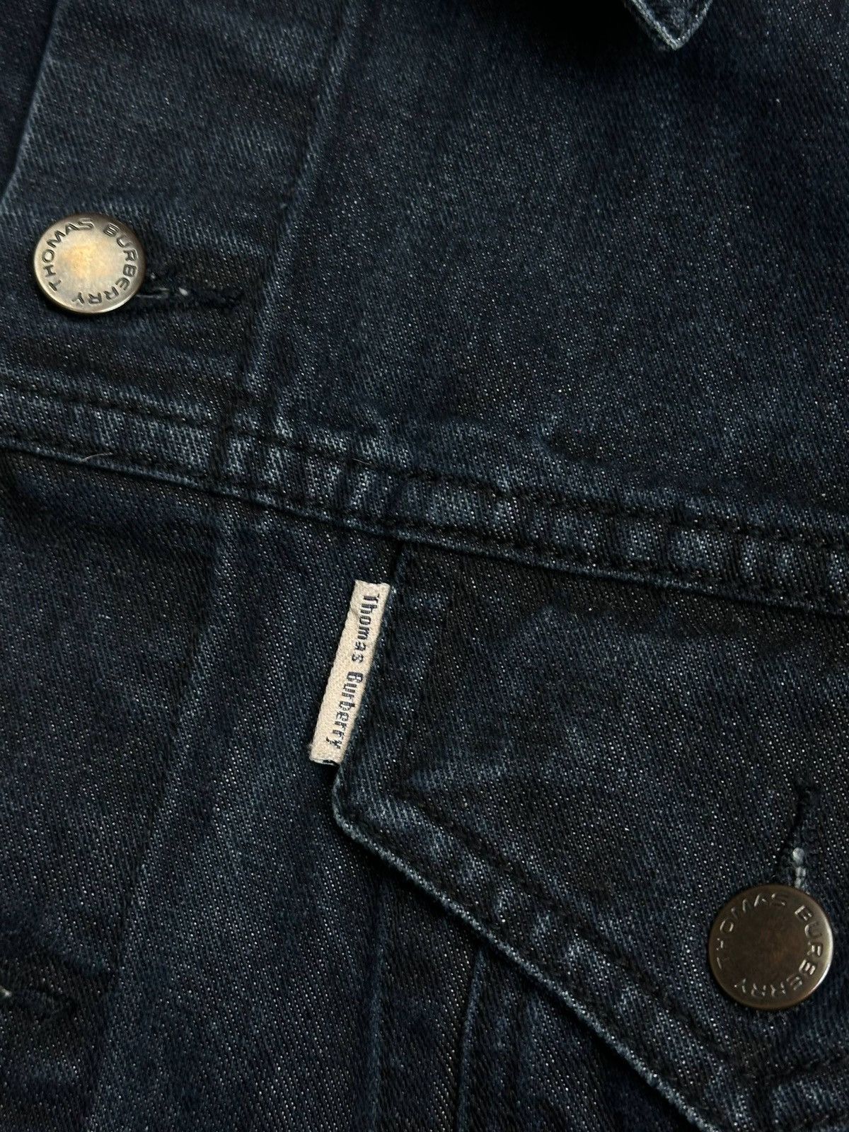 Burberry Vintage Thomas Burberry Blue Denim Jacket M Size US M / EU 48-50 / 2 - 7 Thumbnail