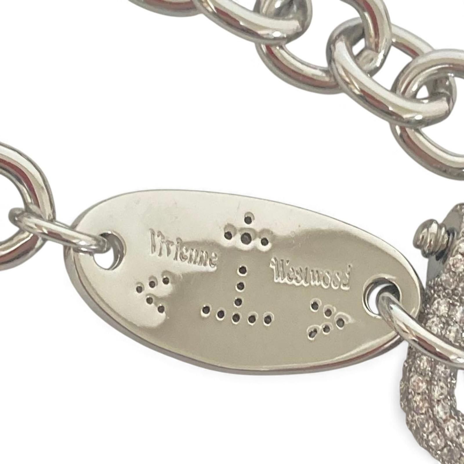Vivienne Westwood Vivienne Westwood - Silver Chain Necklace Orb Pendant Size ONE SIZE - 5 Thumbnail