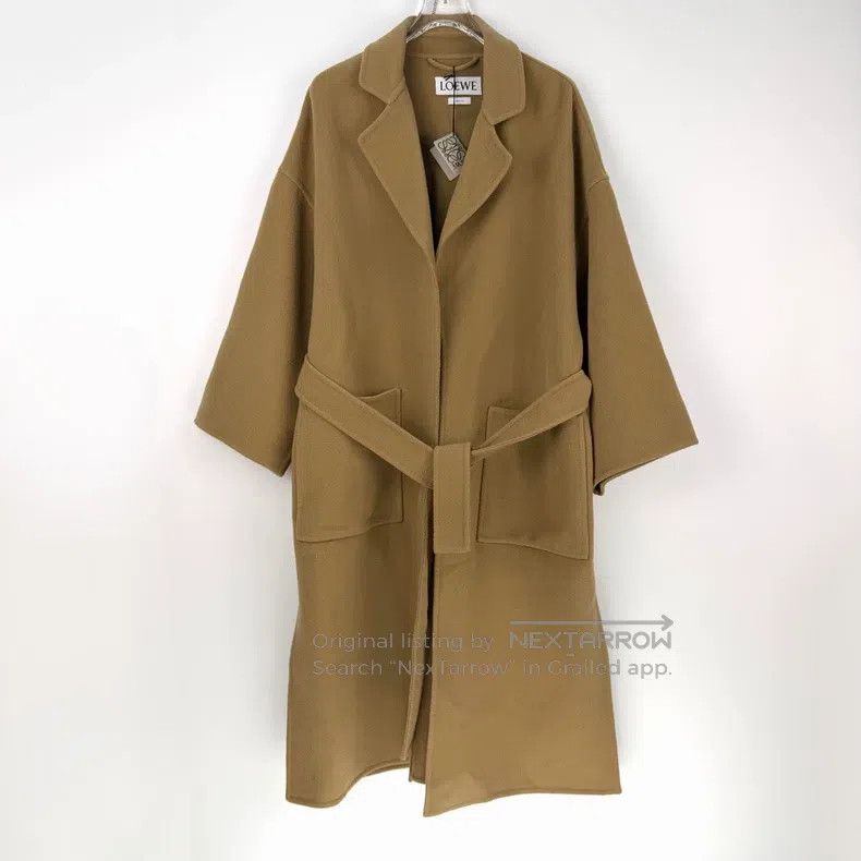 Loewe Loewe Camel-colored long wool coat with belt Size M / US 6-8 / IT 42-44 - 3 Thumbnail