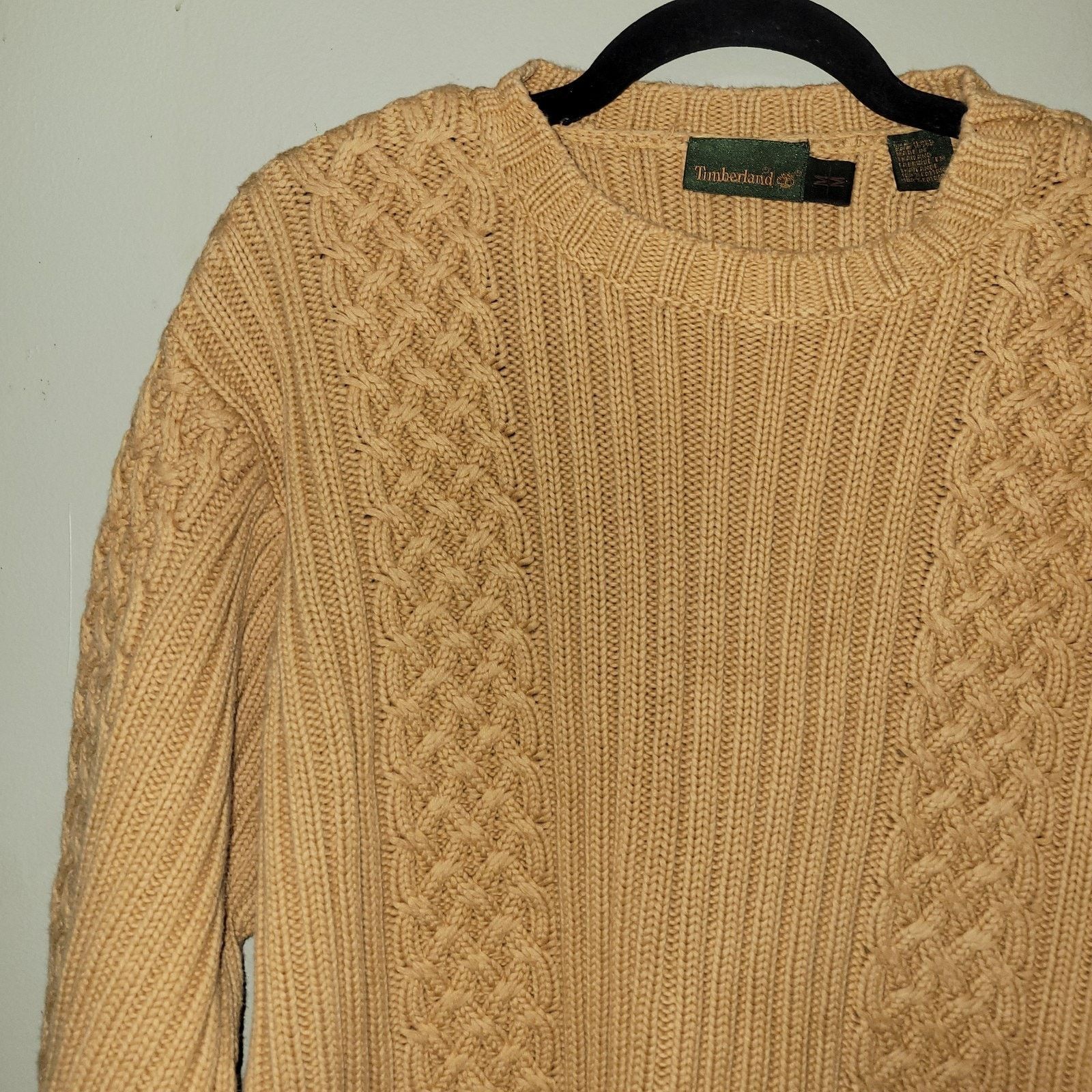 Timberland Timberland Thick Chunky Cable Knit Fisherman Size M Size US M / EU 48-50 / 2 - 9 Thumbnail