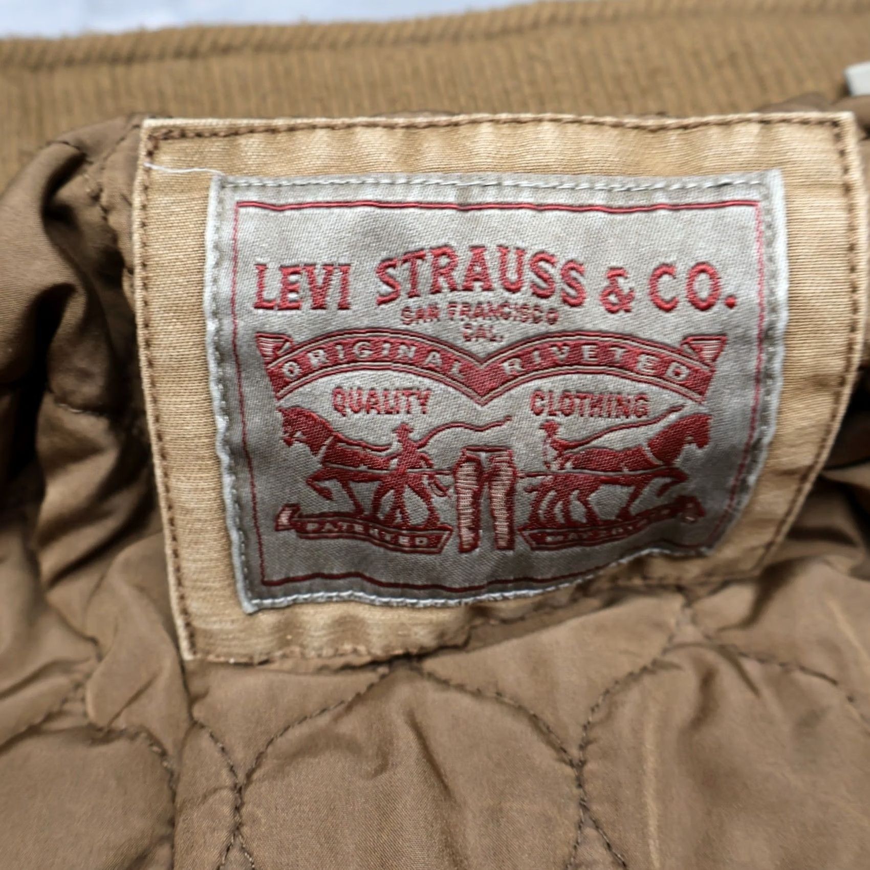 Levi's Levi's Jacket Mens M Brown Canvas Quilt Lined Rugged Utility Field Military Jacket Size US M / EU 48-50 / 2 - 6 Thumbnail