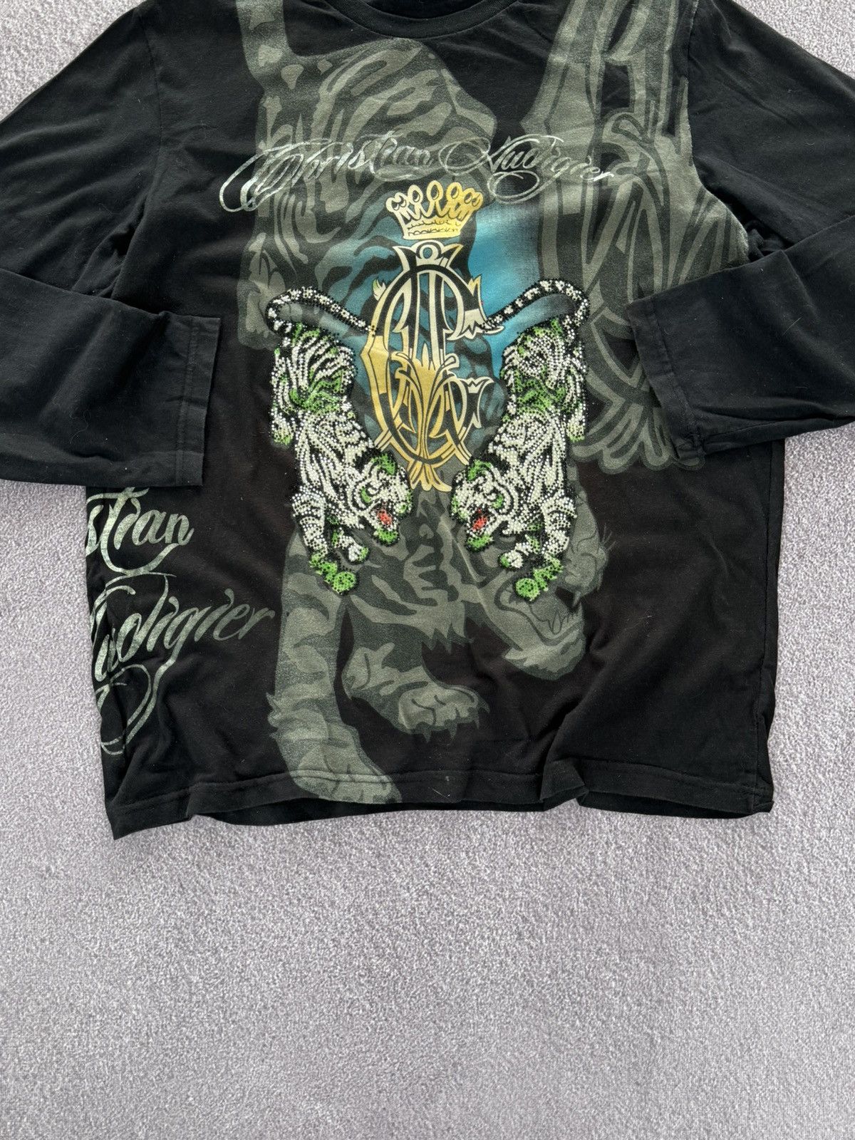 Christian Audigier Vintage Ed Hardy By Christian Audigier Long Sleeve Size US M / EU 48-50 / 2 - 3 Thumbnail