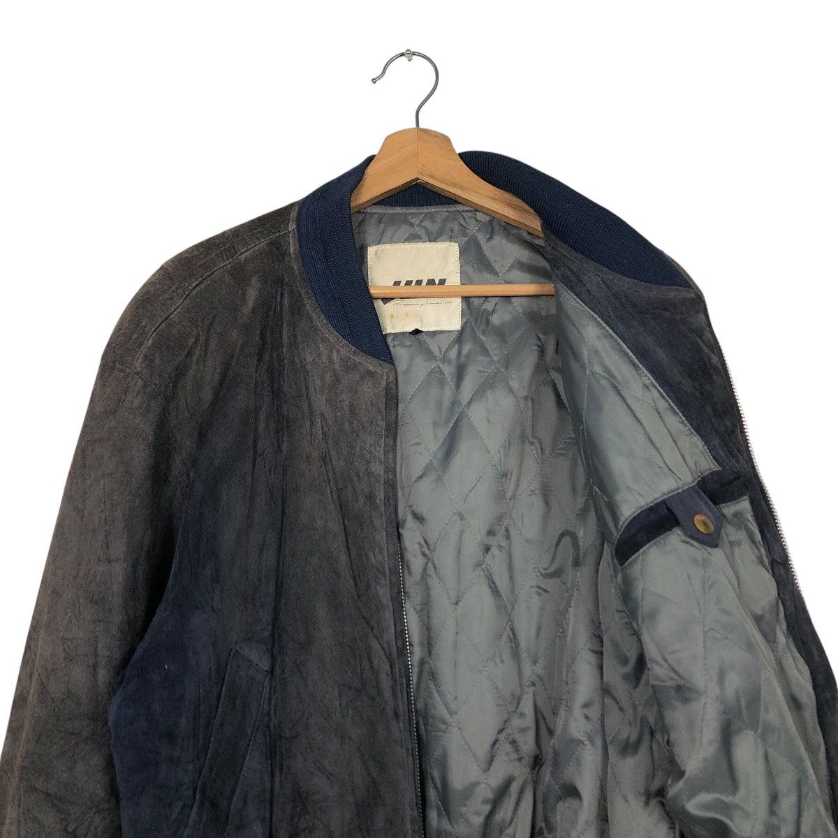 Japanese Brand 📌Vintage Bomber Leather Jacket Jun Men Suede Issey Miyake Size US M / EU 48-50 / 2 - 13 Thumbnail