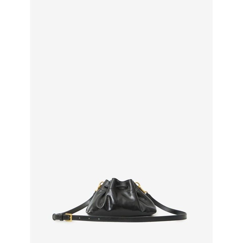 Jimmy Choo JIMMY CHOO Cinch Small Black Gold Bag New & Authentic Size ONE SIZE - 3 Thumbnail