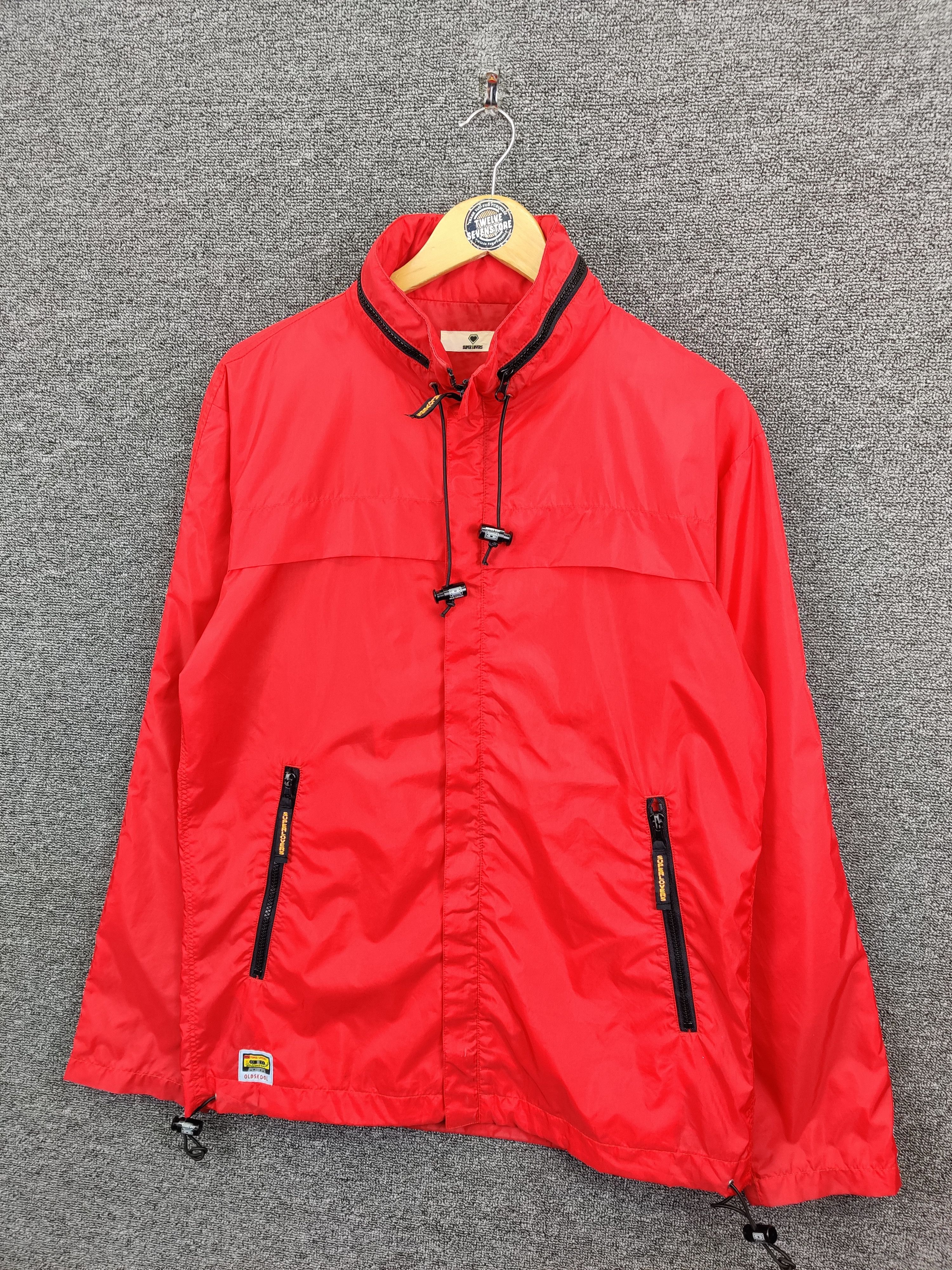 Super Lovers Vintage Super Lovers Old Skool Windbreaker Light Jacket Size US M / EU 48-50 / 2 - 2 Thumbnail