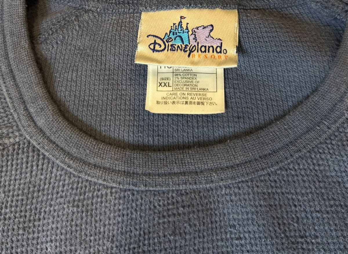 Disney Vintage 90’s Disney Mickey Mouse Blue Waffle Knit Thermal Size US XXL / EU 58 / 5 - 4 Thumbnail