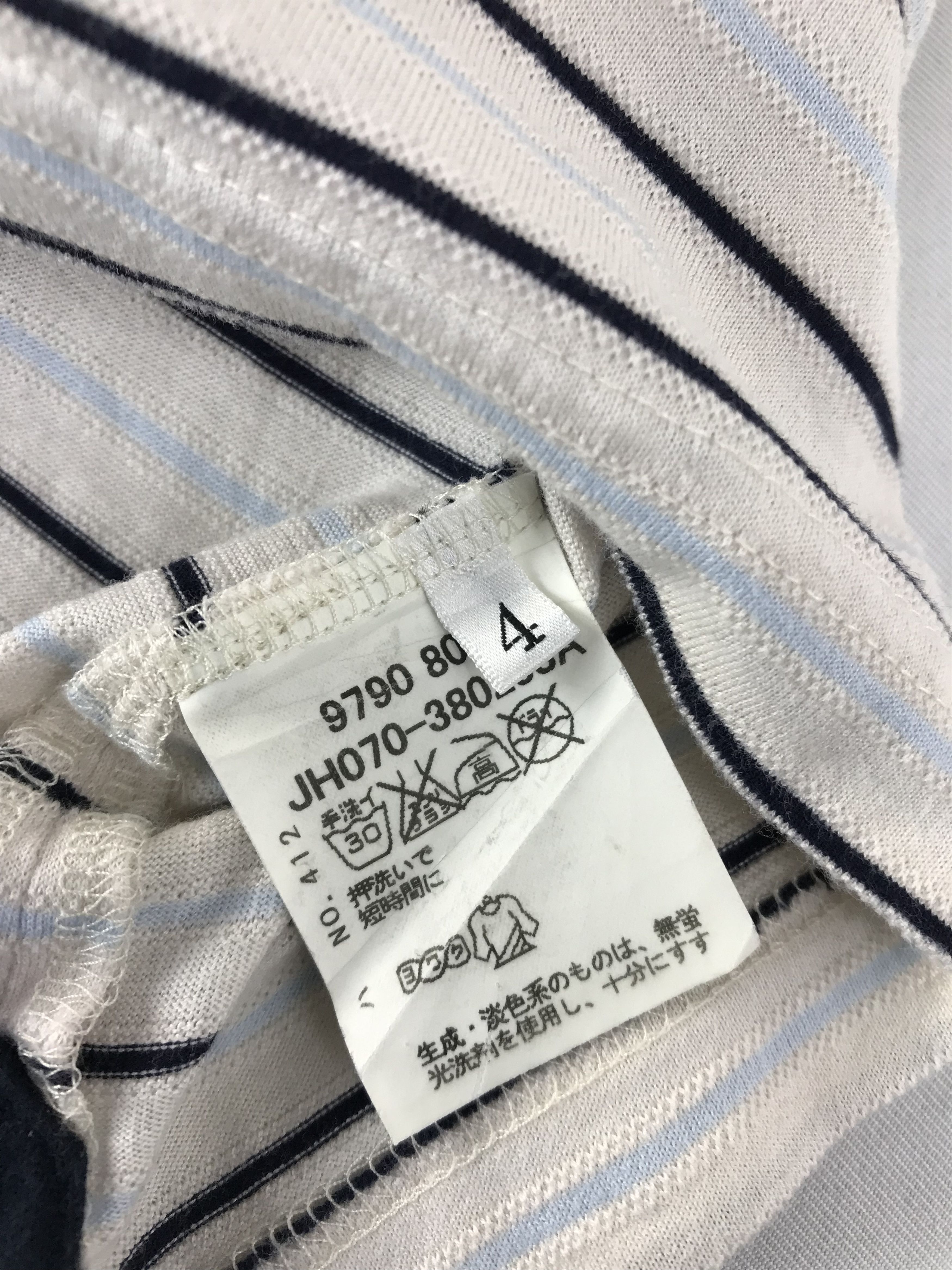Takeo Kikuchi Vintage Takeo Kikuchi Design Striped Polo Shirt Size US M / EU 48-50 / 2 - 6 Thumbnail