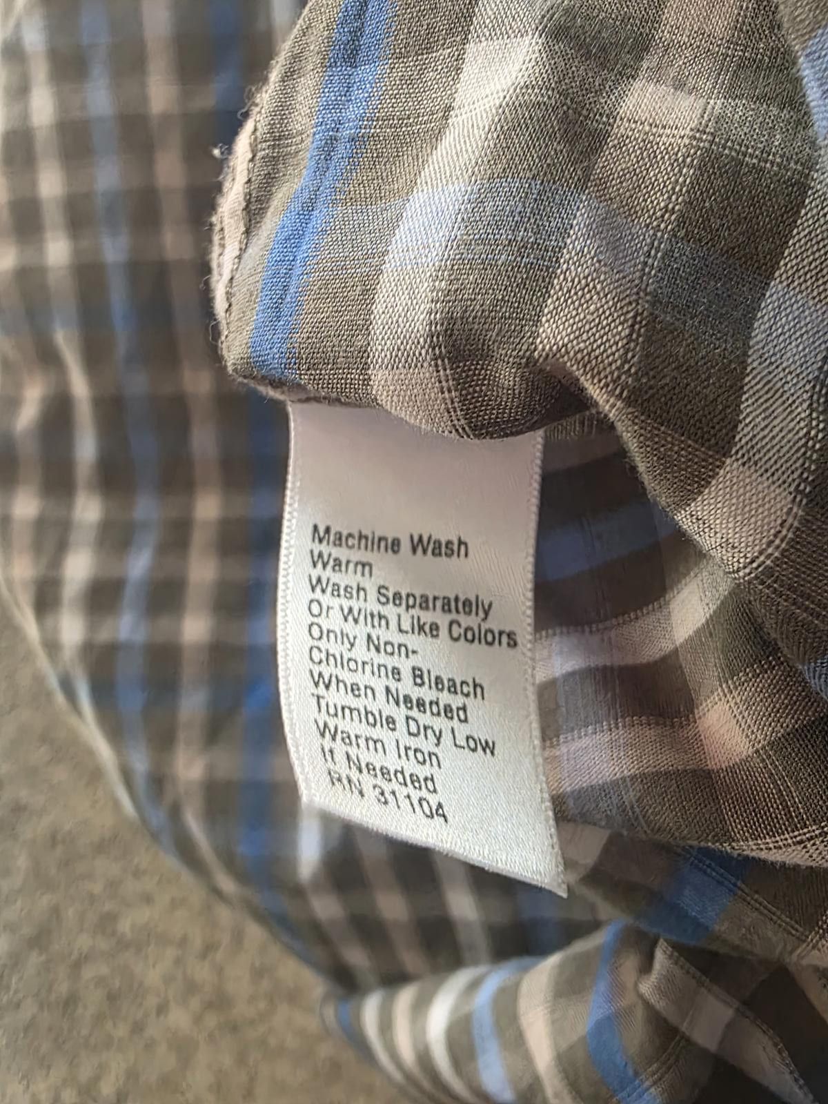 Saddlebred Saddlebred Men's Plaid Button Down Long Sleeve Shirt 3XLT Size US XXL / EU 58 / 5 - 7 Thumbnail