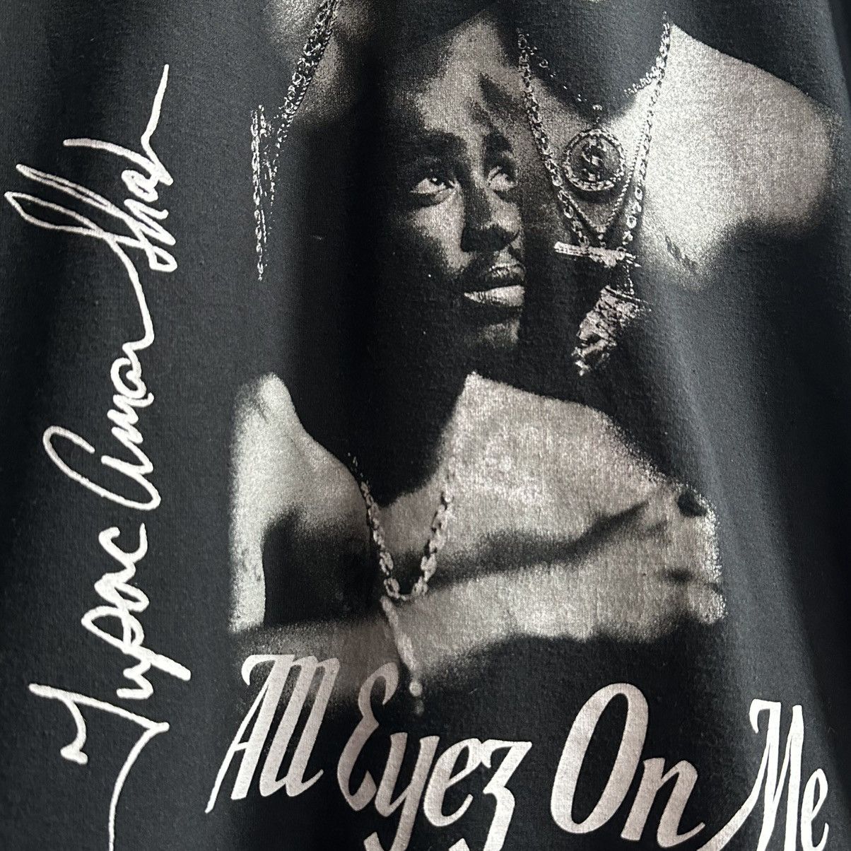 Rap Tees × Vintage 2Pac Tupac Shakur “All Eyez On Me” Vintage Graphic Rap Tee Size US M / EU 48-50 / 2 - 4 Thumbnail