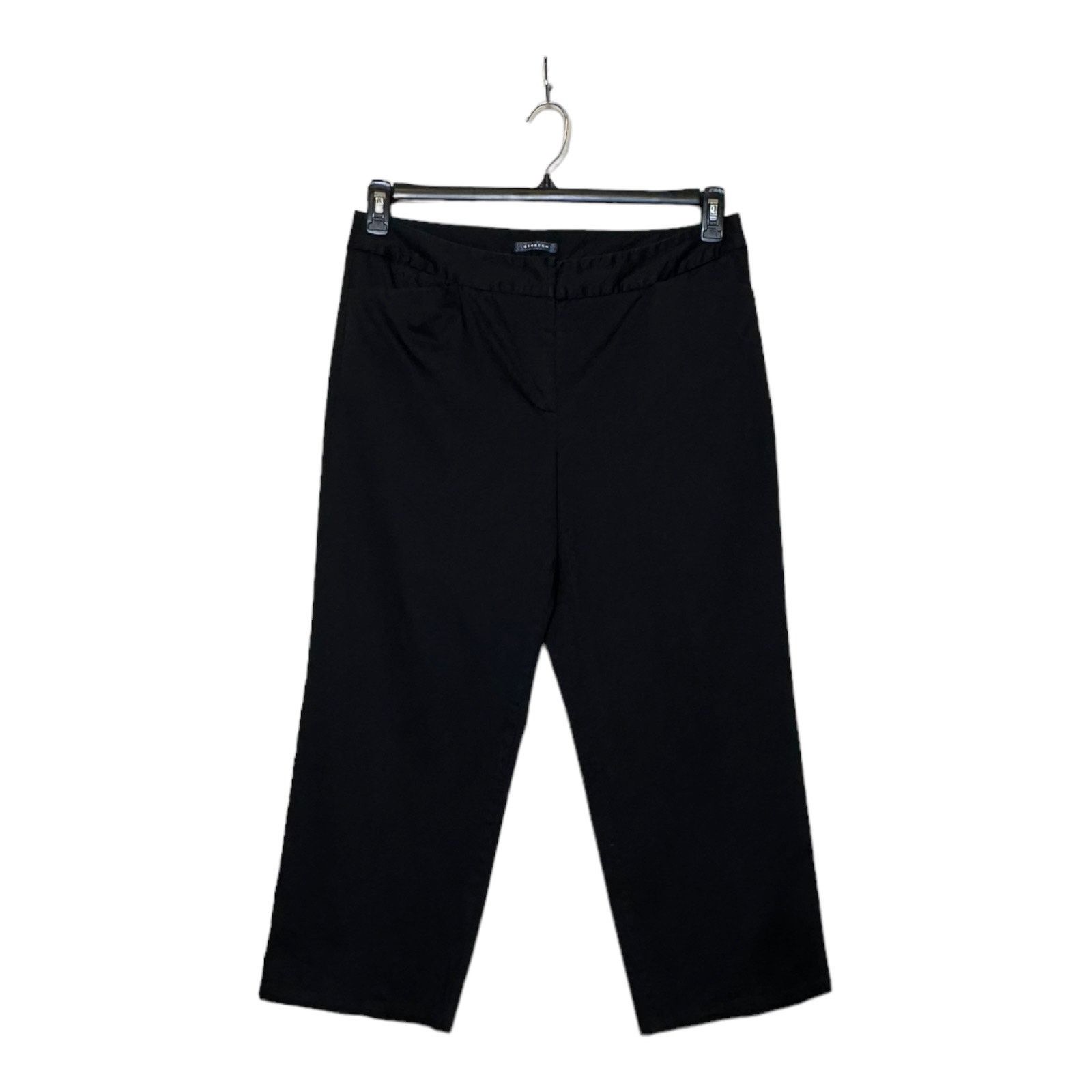 Jones New York Jones Wear Studio black straight legs cropped pants size 14 Size 36" / US 14 / IT 50 - 1 Thumbnail