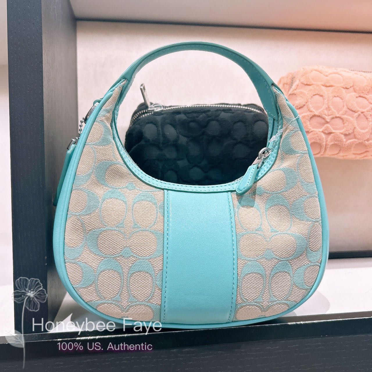 Coach Carmen Mini Crossbody In Signature Jacquard CT773 Size ONE SIZE - 2 Thumbnail