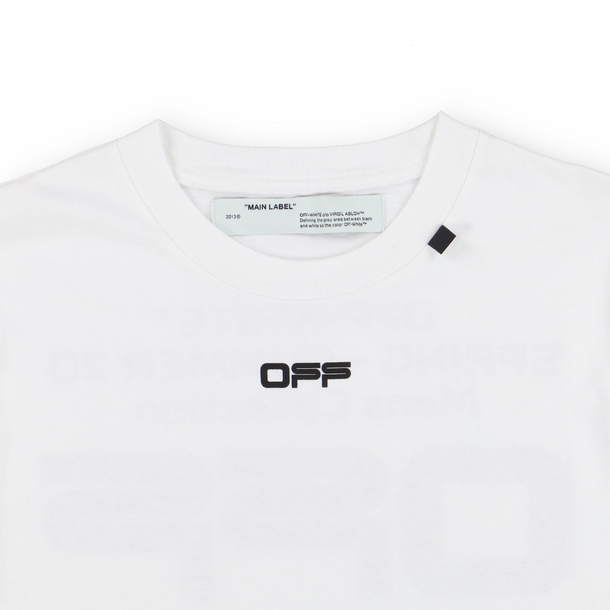 Off-White White Wavy Line Logo T-Shirt Size US M / EU 48-50 / 2 - 7 Thumbnail