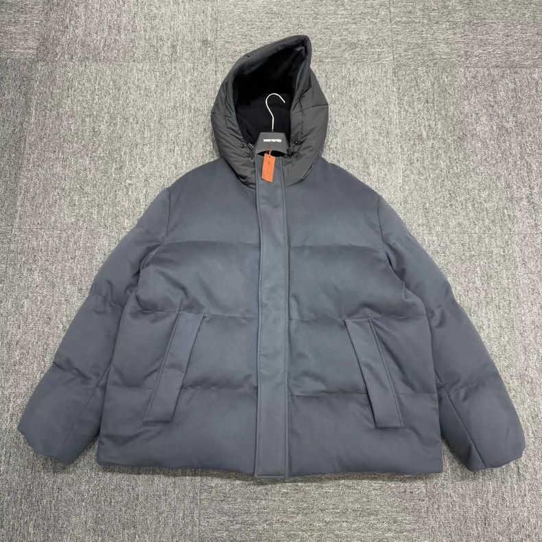 Loro Piana LORO PIANA size3XL Gray cashmere down jacket Size US XXL / EU 58 / 5 - 1 Thumbnail