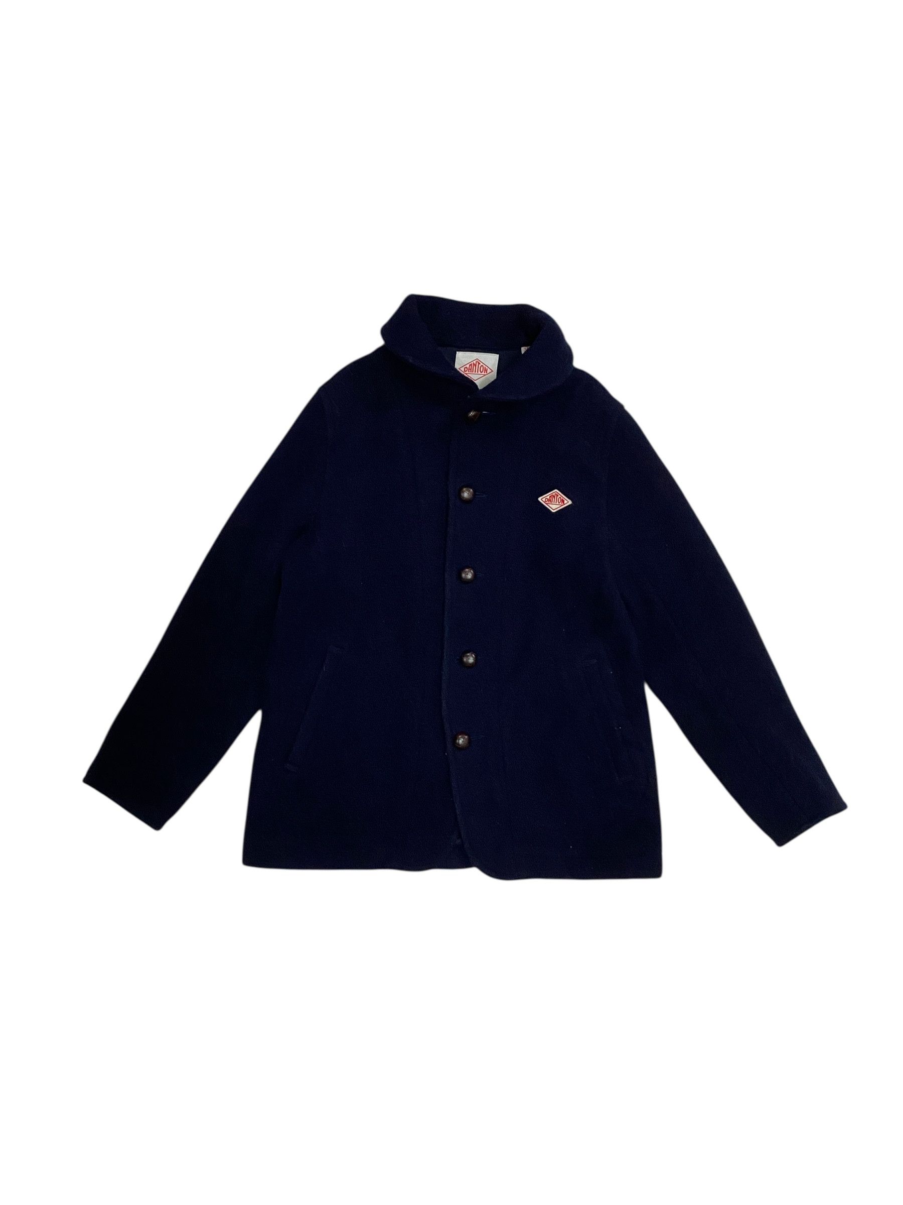 Danton Danton Vetements de Travail Round Collared Wool Navy Blue Size US S / EU 44-46 / 1 - 1 Thumbnail
