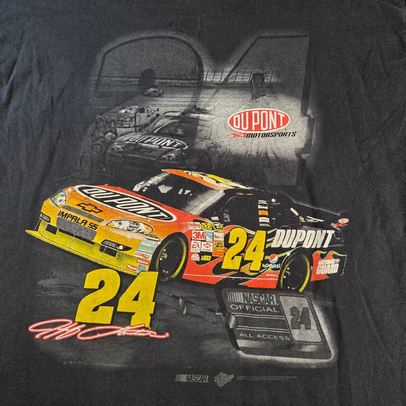 Vintage Jeff Gordon #24 NASCAR DuPont Tee XL Size US XL / EU 56 / 4 - 4 Thumbnail