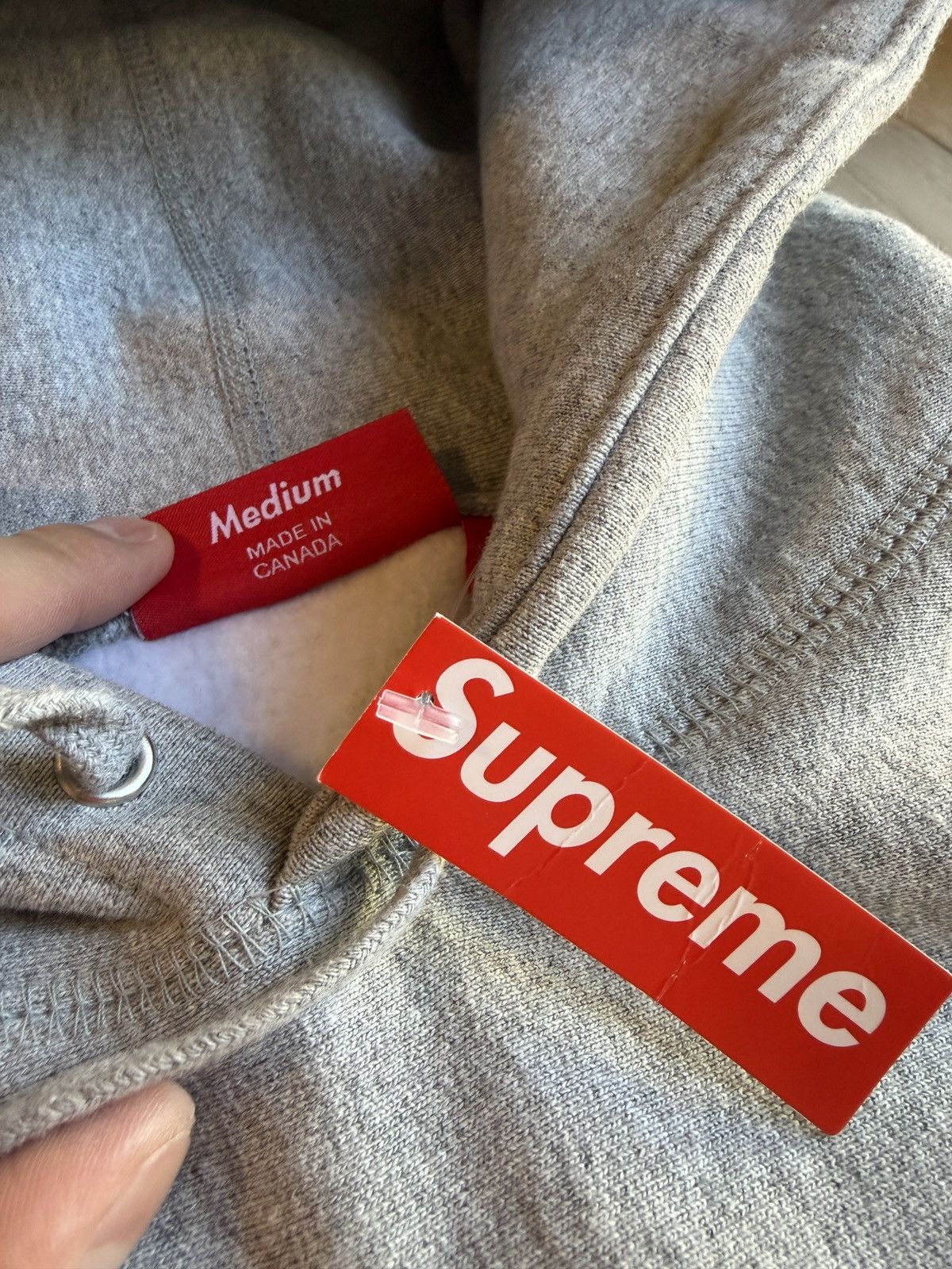 Supreme Supreme Box Logo Hoodie Grey (FW25) Size US M / EU 48-50 / 2 - 4 Thumbnail