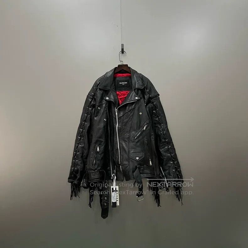 Balenciaga Balenciaga Multi-Zipper Adjustable Leather Jacket Size US S / EU 44-46 / 1 - 1 Thumbnail