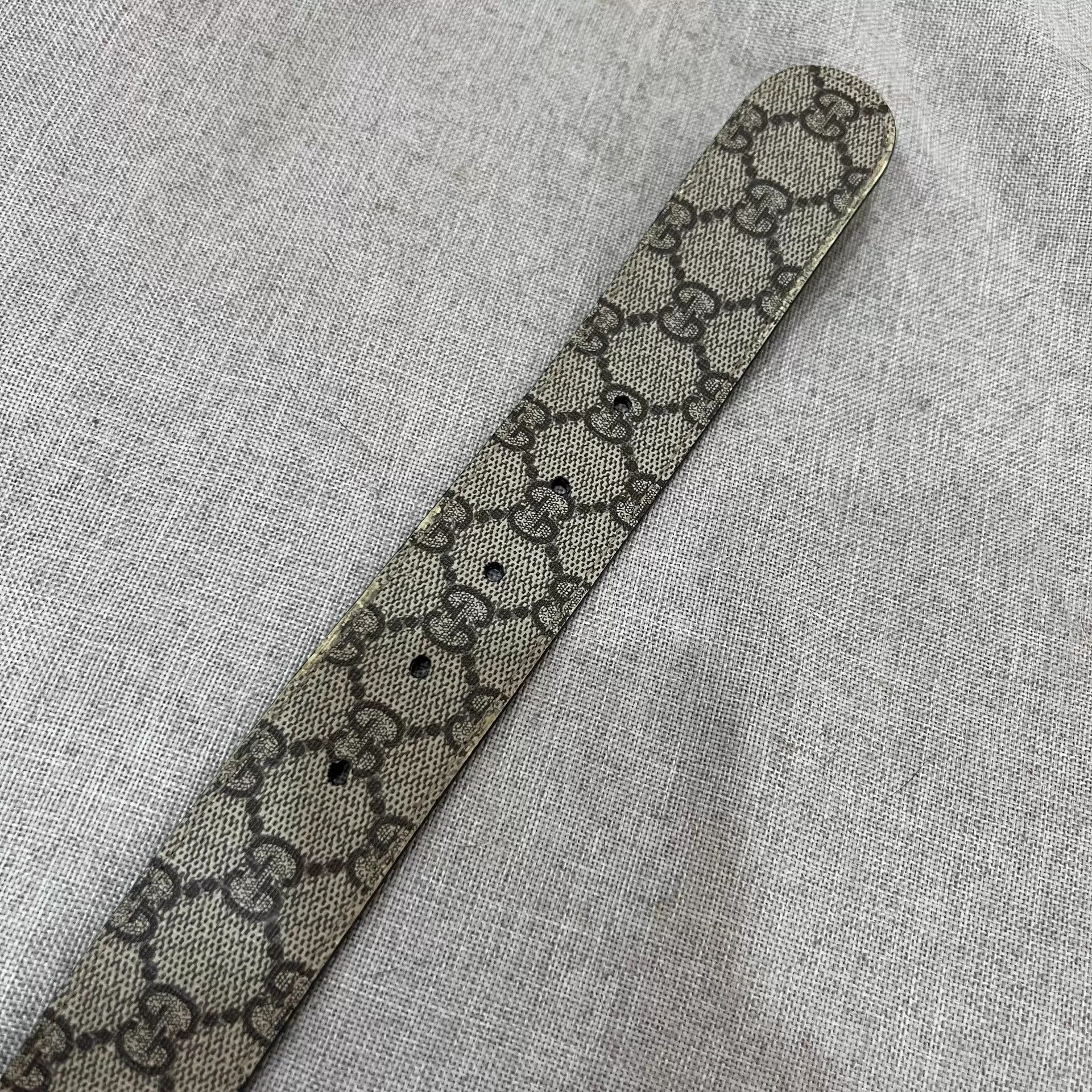 Gucci Gucci Double G Silver Buckle GG Snake Belt 95/38 97 New Size ONE SIZE - 4 Thumbnail