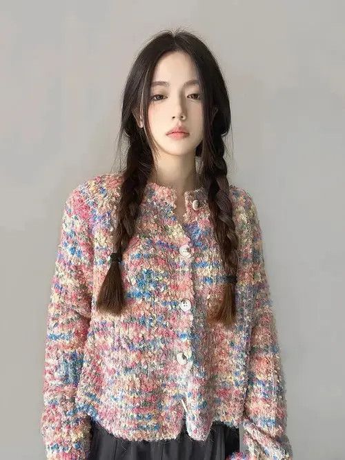Japanese Brand Zoki Rainbow Sweet Cardigan Women Korean Size ONE SIZE - 6 Thumbnail