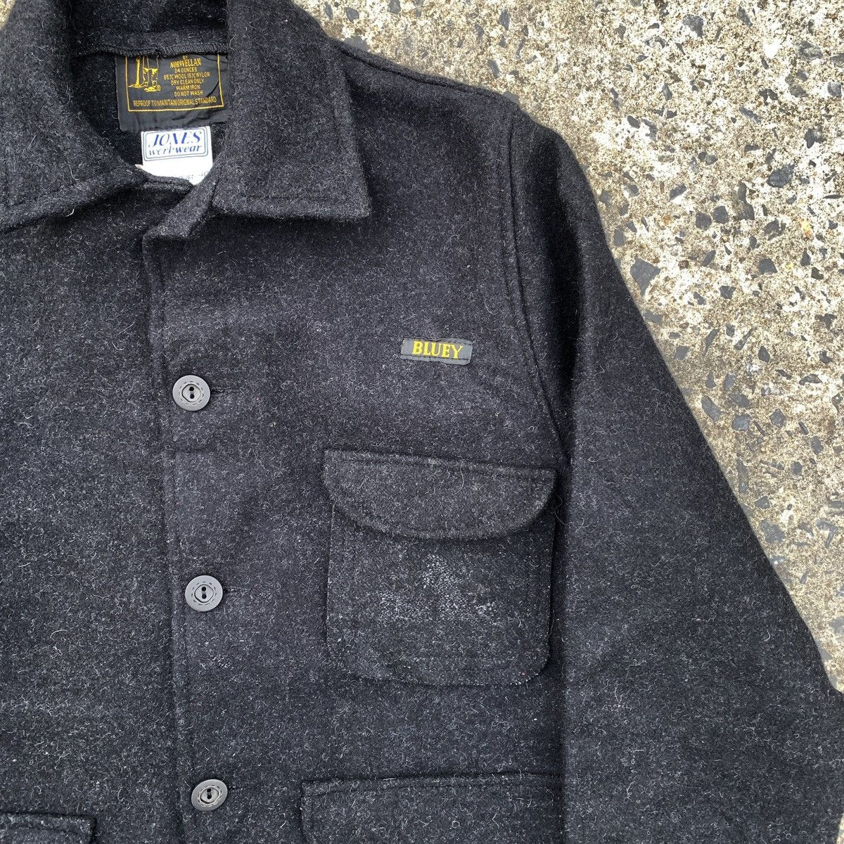 Filson × Hunter × Vintage 80s Australian Bluey Wool Mackinaw Jacket Size US L / EU 52-54 / 3 - 4 Thumbnail