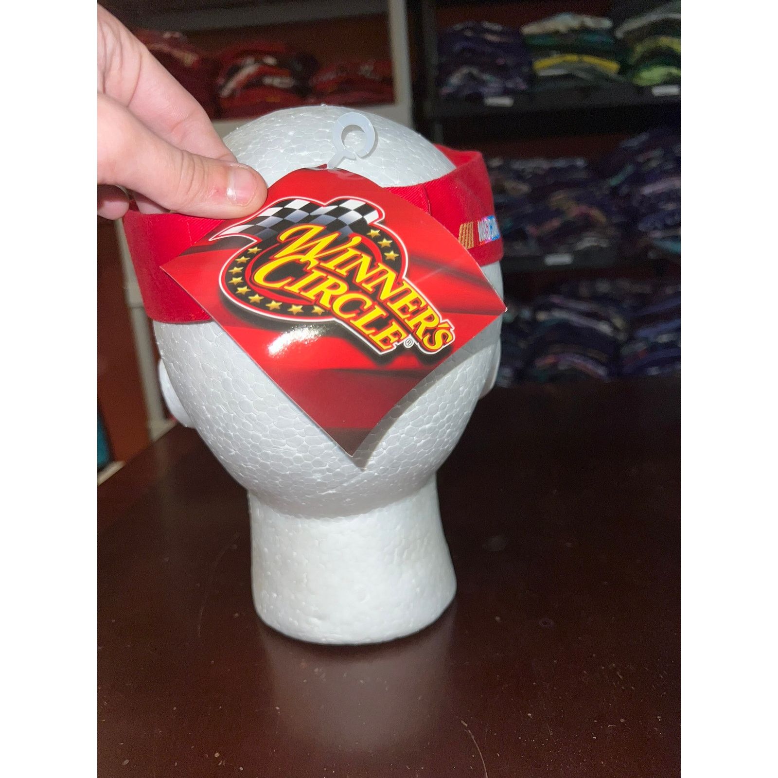 NASCAR Vintage Dale Jr. Hat Visor Red Nascar Racing 2003 NWT Cap Size ONE SIZE - 4 Thumbnail