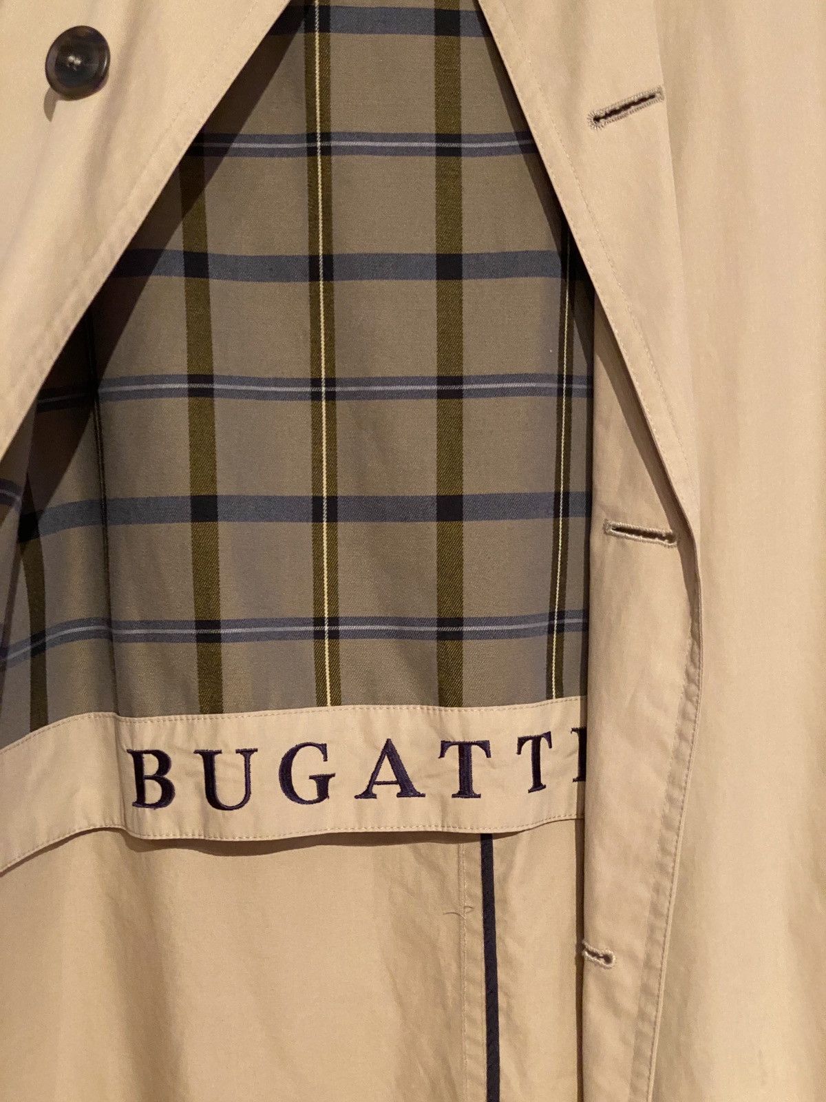 Bugatti Bugatti Beige Trench Coat 52 Size US L / EU 52-54 / 3 - 2 Thumbnail