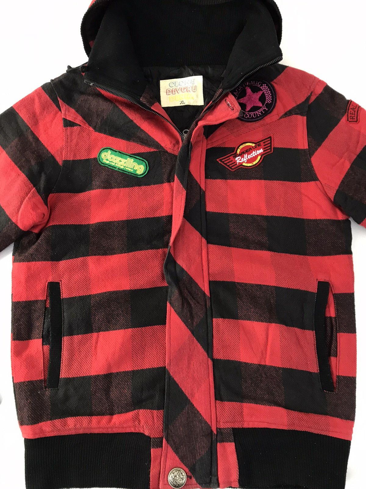 Japanese Brand Vintage Clone Devgru Striped Block Padded Jacket Size US XL / EU 56 / 4 - 3 Thumbnail