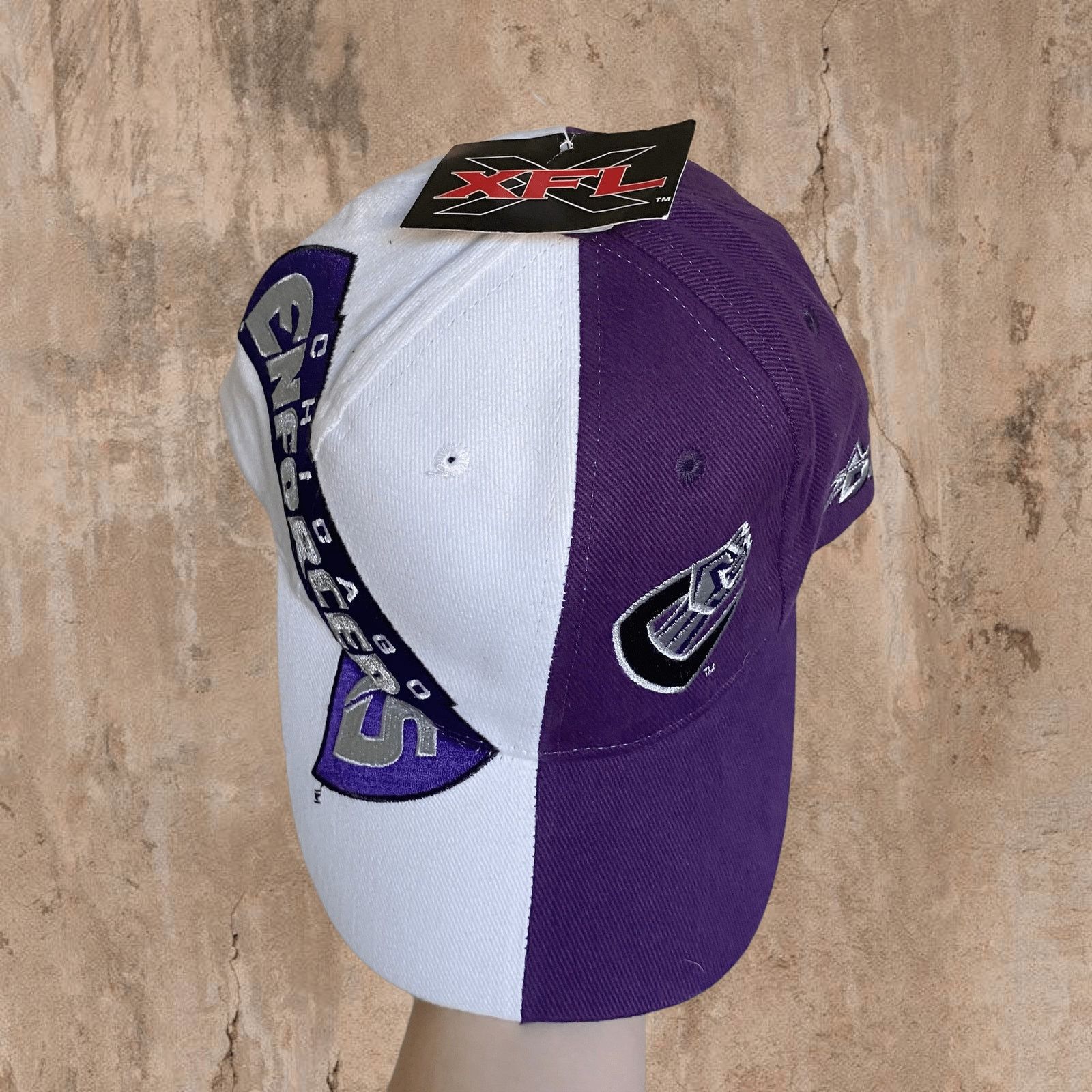 Vintage Vintage Y2K Chicago Enforcers Hat OSFA Split Drew Pearson Size ONE SIZE - 3 Thumbnail