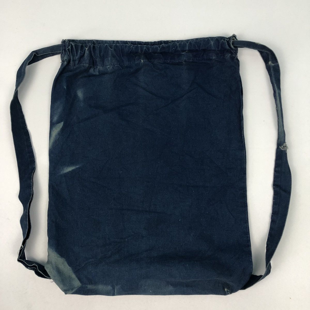 agnes b. AGNES B. DISTRESS DENIM DRAWSTRING BAG Size ONE SIZE - 5 Thumbnail