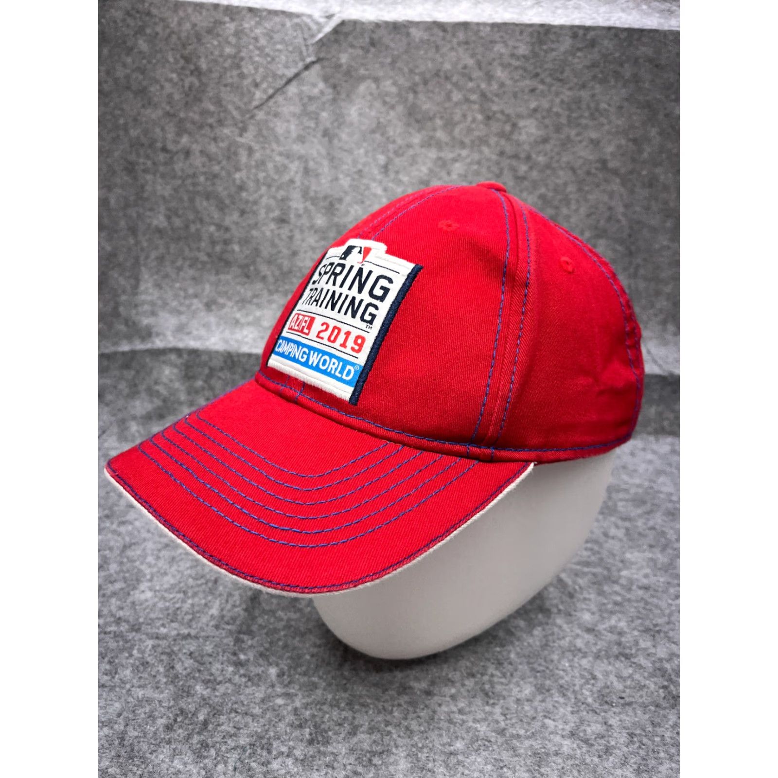 MLB Genuine Merchandise Hat Cap Baseball Cap Adjustable Red Cotton MLB Spring Training AZ FL 2019 Adult One Size Boys Mens Womens (adjusted to fit rules) Size ONE SIZE - 4 Thumbnail
