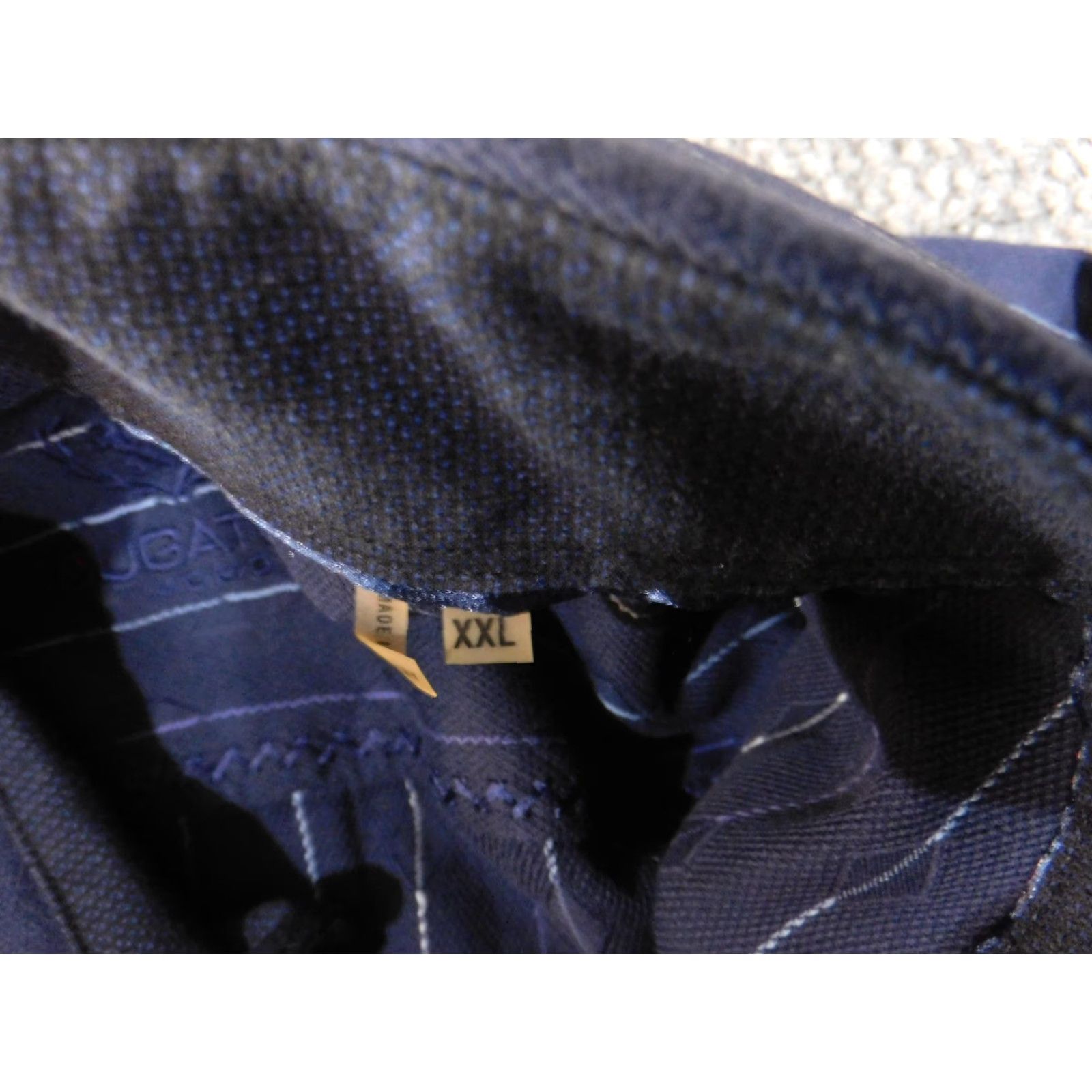 BUGATCHI Bugatchi Shirt Mens 2XL Blue Striped Long Sleeve Button-Up Classic Cotton Top Size US XXL / EU 58 / 5 - 7 Thumbnail