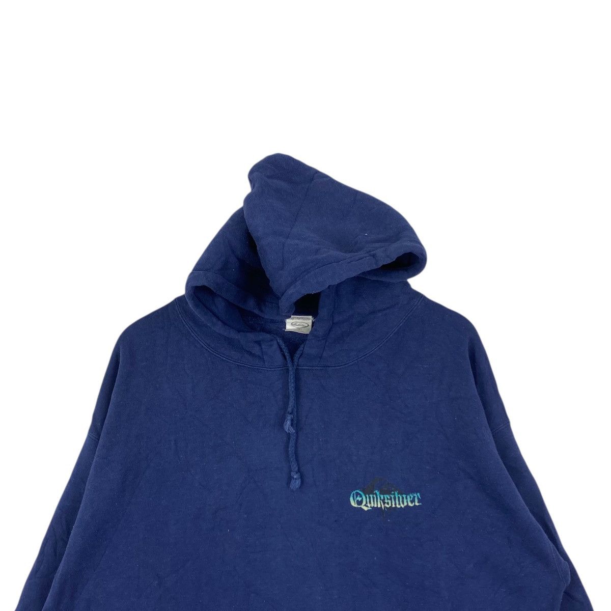 Quiksilver QUIKSILVER Surf Hawaii Beach Logo Print Blue Long Hooded Size US XL / EU 56 / 4 - 2 Thumbnail