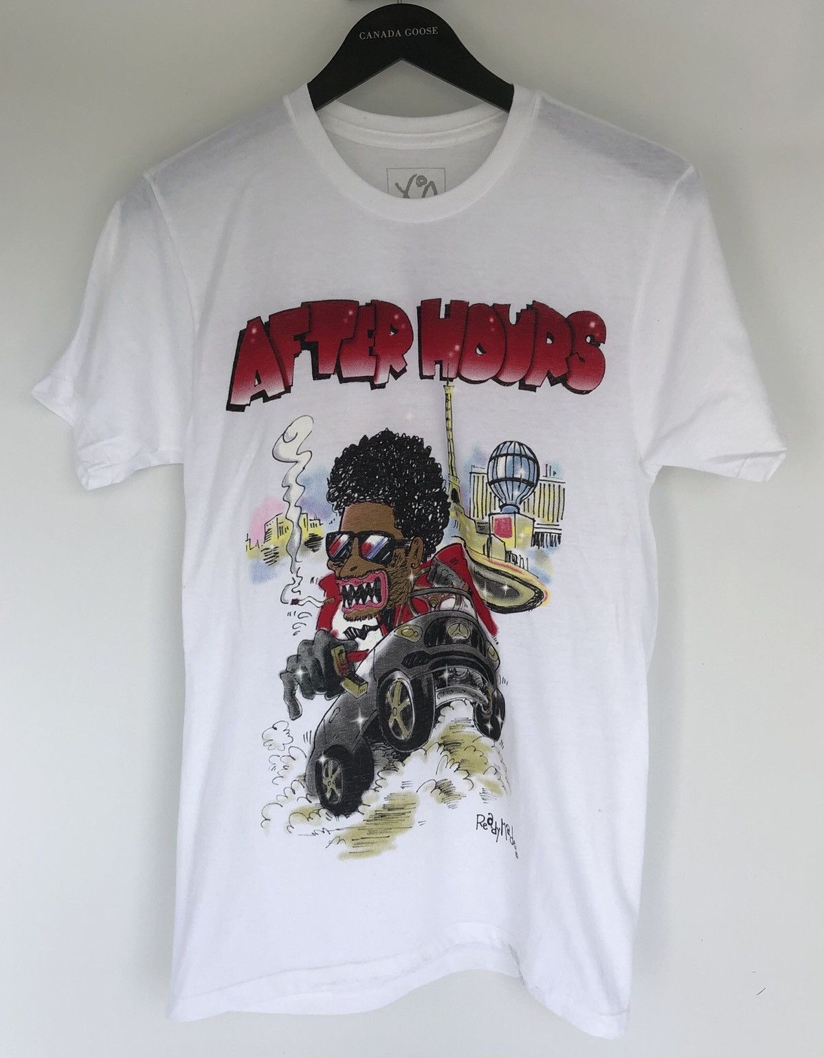 READYMADE × XO The Weeknd XO Readymade After Hours Tour Airbrush T Shirt Size US S / EU 44-46 / 1 - 11 Thumbnail