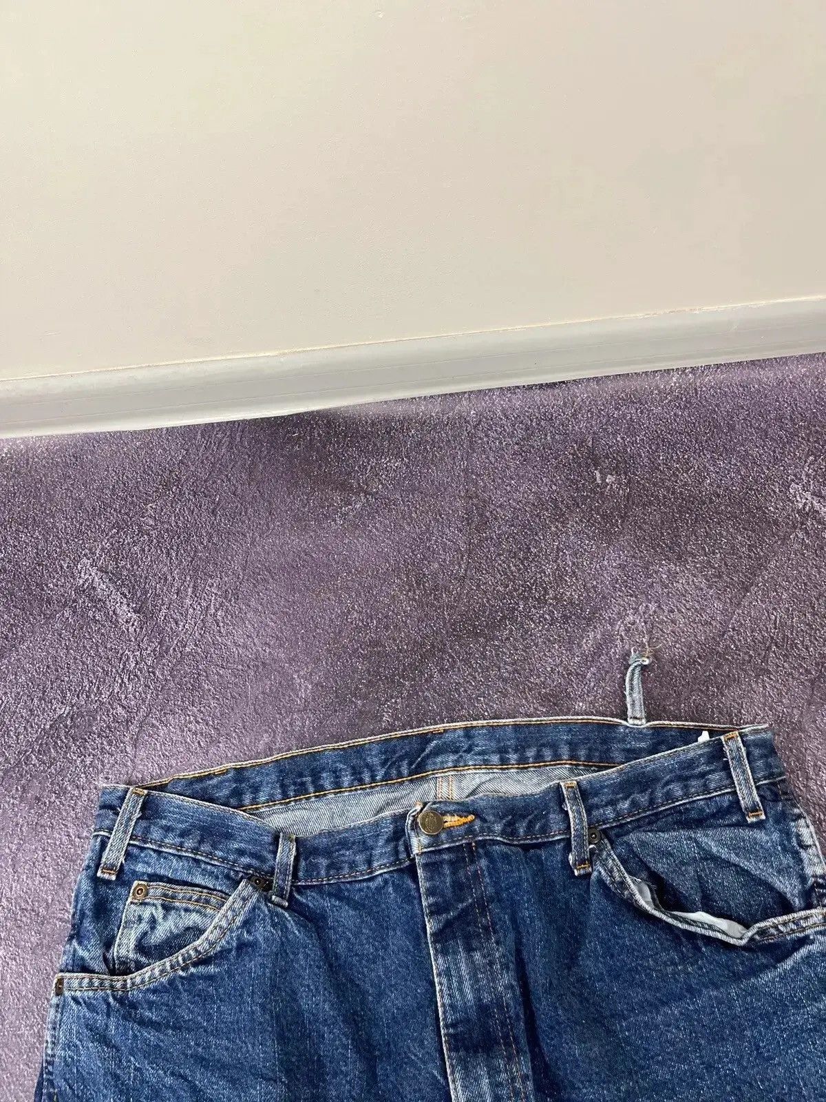 Dickies × Vintage Vintage Dickies Y2K Denim Faded Blue Work Hype Baggy Jeans Size US 38 / EU 54 - 7 Thumbnail