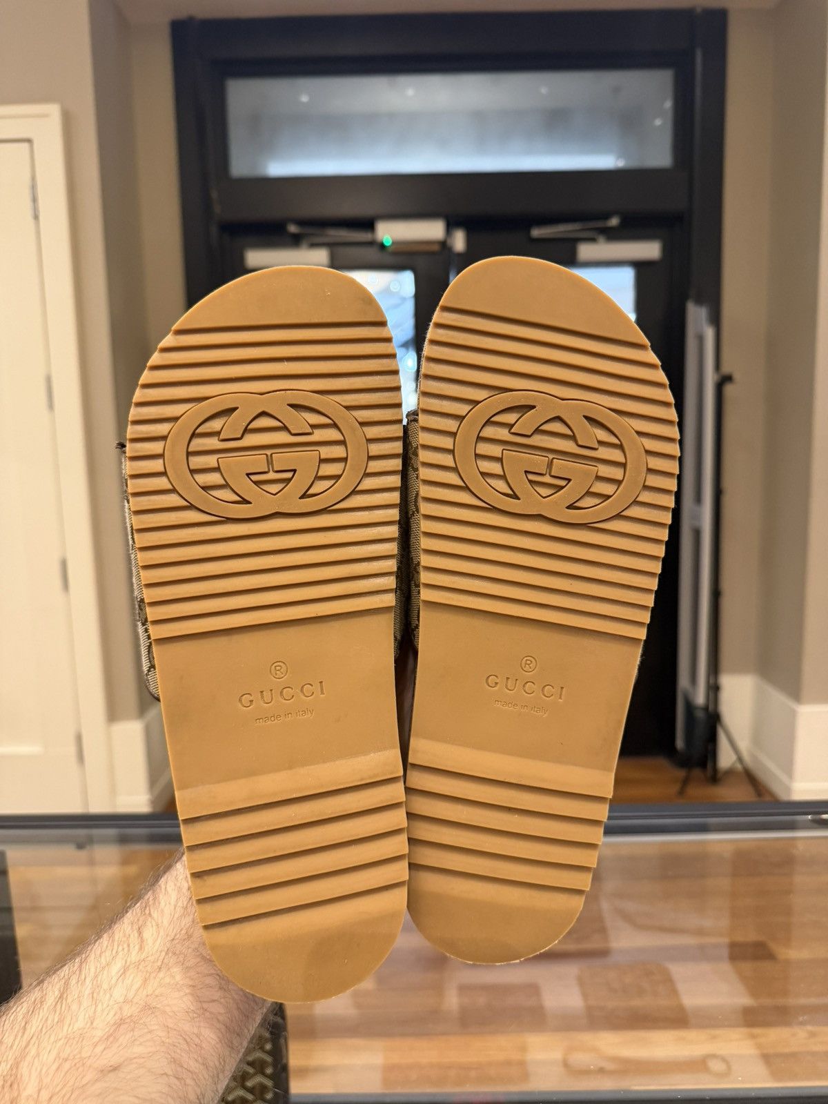 Gucci Gucci GG Slide - Beige Canvas Size US 11 / EU 44 - 8 Thumbnail