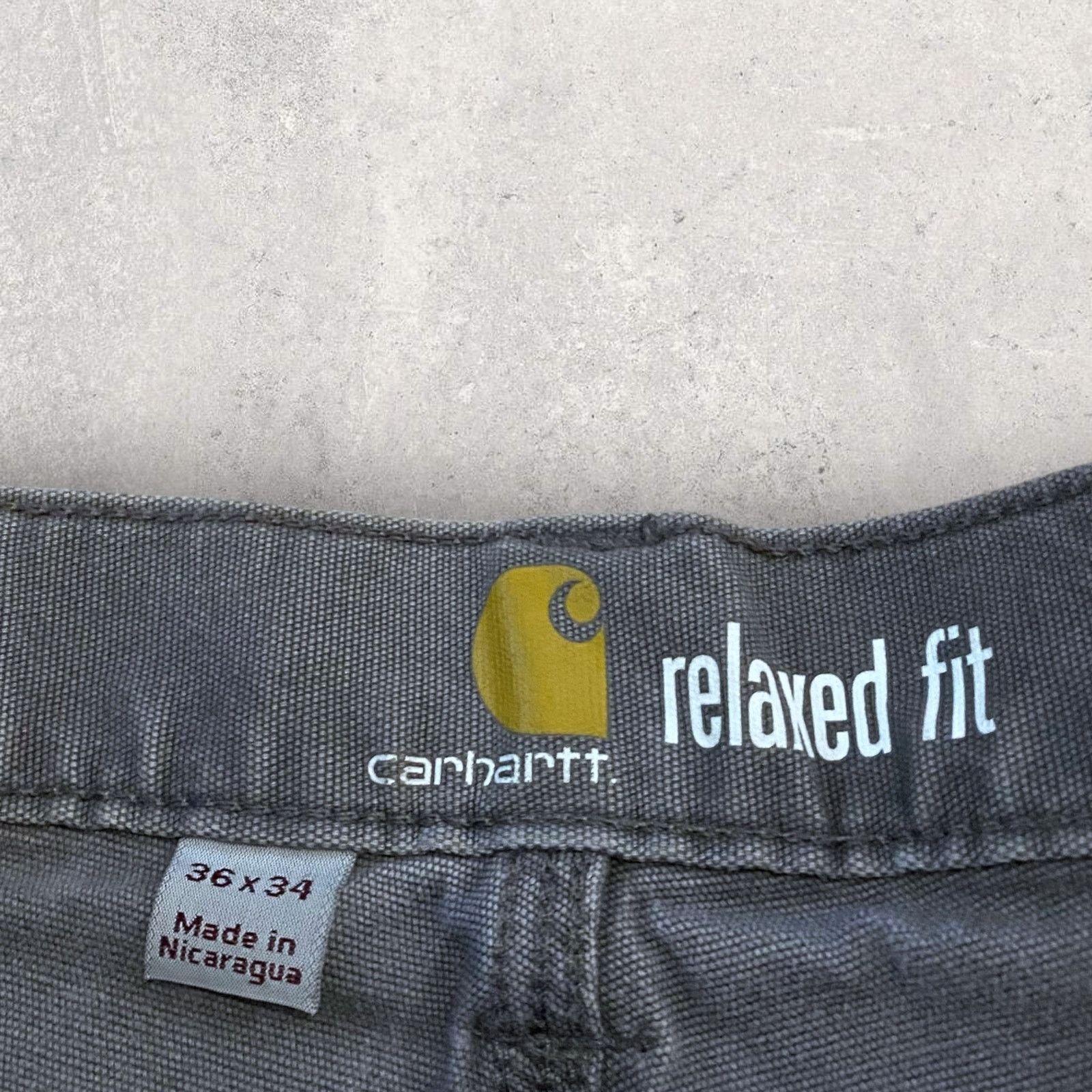 Carhartt Carhartt Relaxed Fit Utility Work Carpenter Pants Faded Gray Size US 34 / EU 50 - 4 Thumbnail