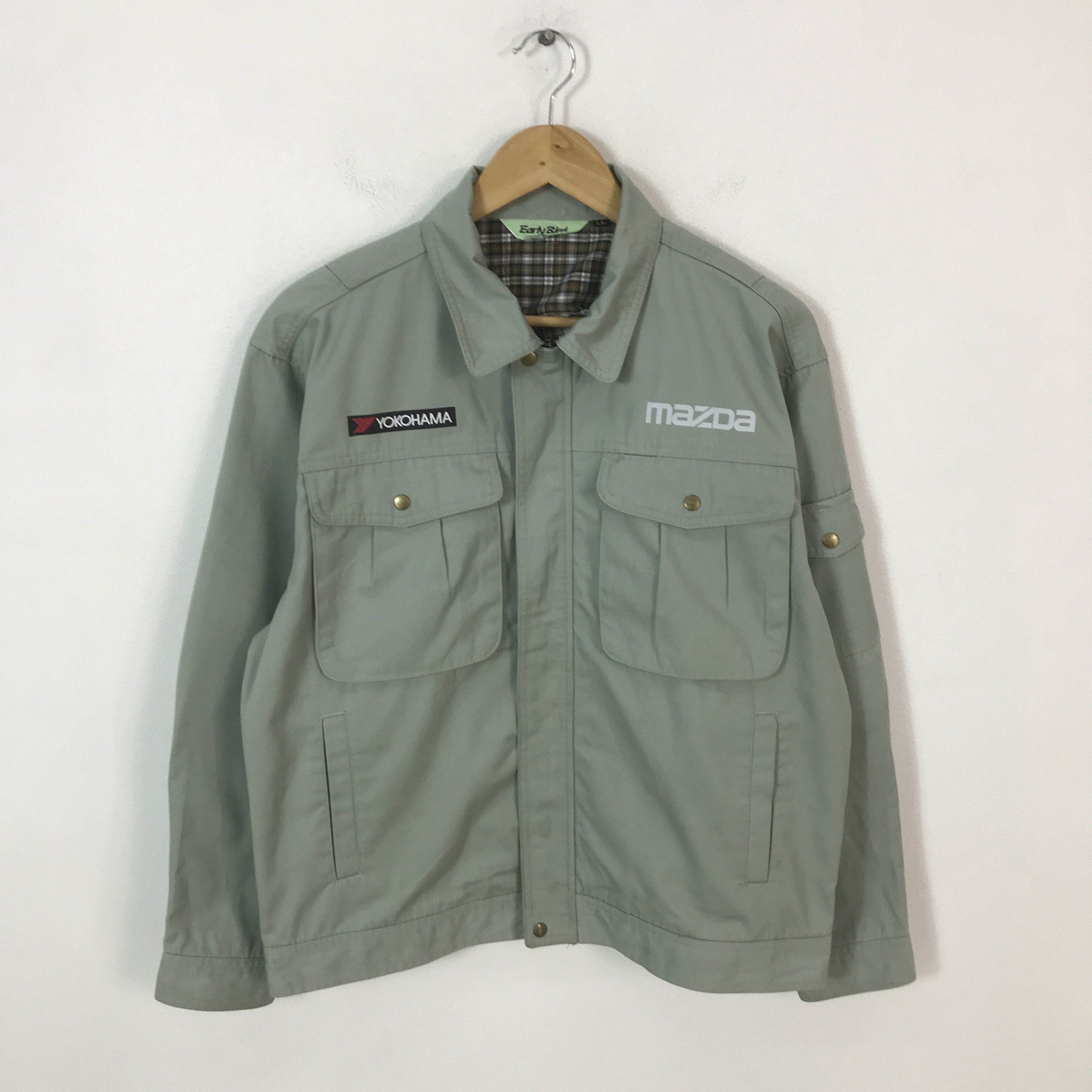Japanese Brand Vtg Mazda Racing Motorsport Custom jacket K62B14 Size US L / EU 52-54 / 3 - 2 Thumbnail