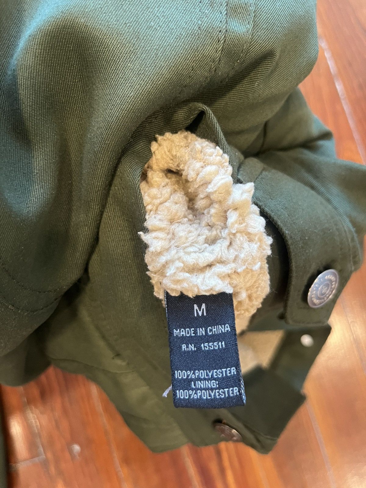 Aeropostale Aeropostale Sherpa Collar Jacket Men’s Button Up Workwear Size US M / EU 48-50 / 2 - 8 Thumbnail