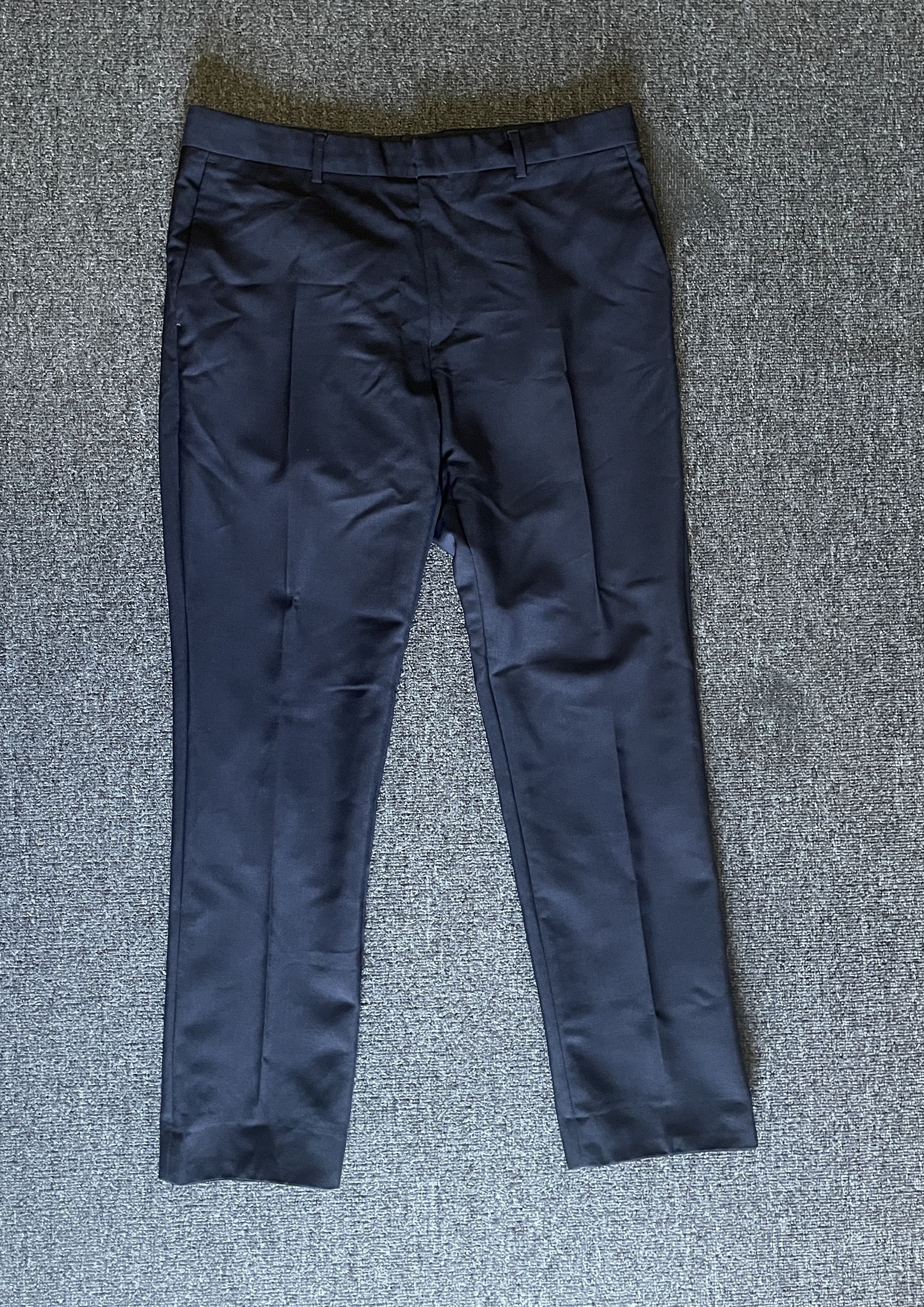 Givenchy men's black wool suit casual pants size 50 like 48