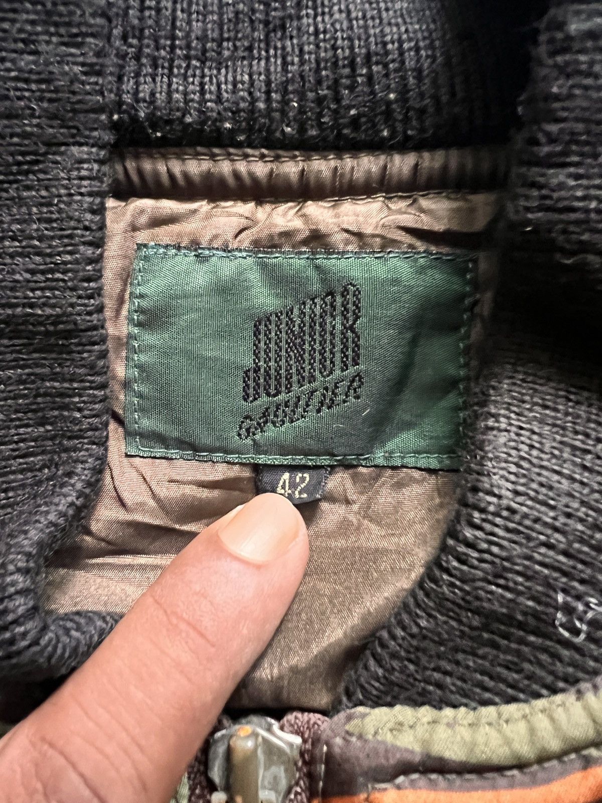 Jean Paul Gaultier Jean Paul Gaultier MA-1 Camo Junior Gaultier Bomber Jacket Size US XS / EU 42 / 0 - 15 Thumbnail