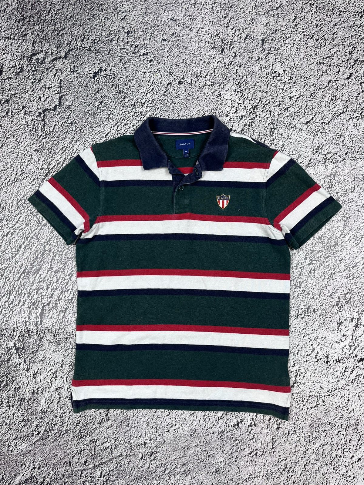Gant Vintage Y2K Gant polo golf striped streetwear size M Size US M / EU 48-50 / 2 - 1 Thumbnail